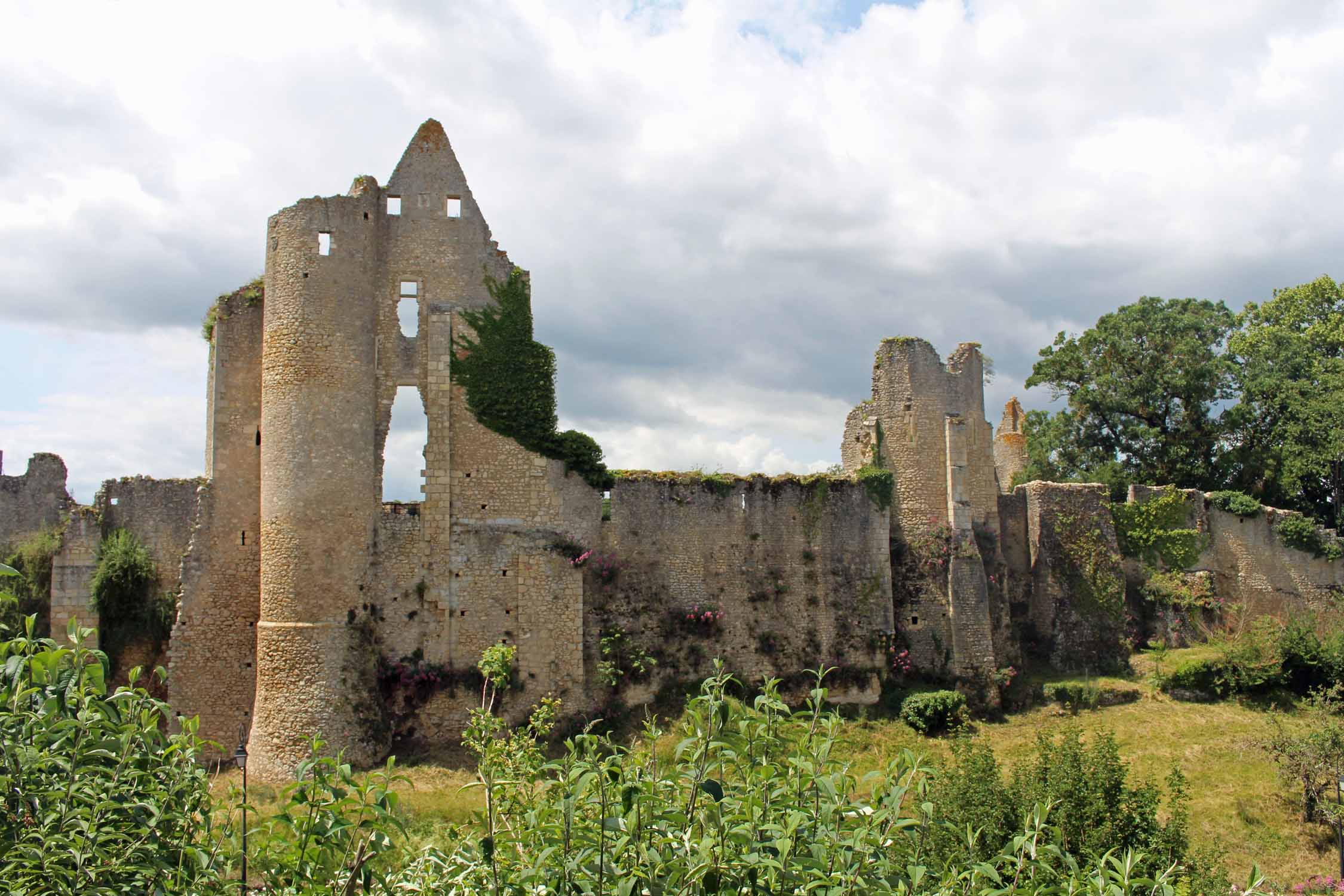 Angles-sur-l'Anglin, château médiéval