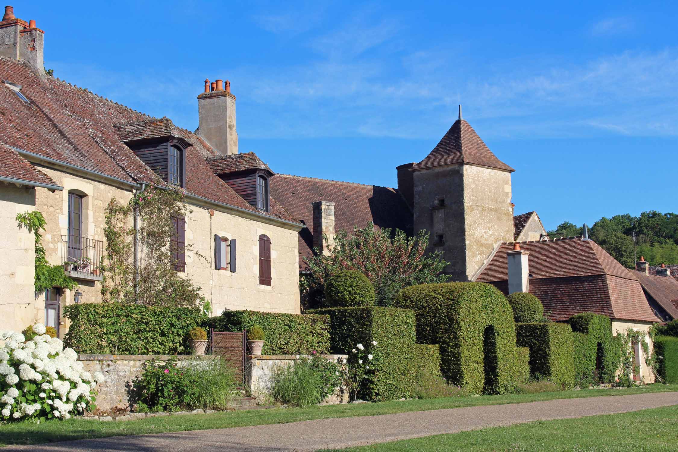 Apremont-sur-Allier, maisons typiques