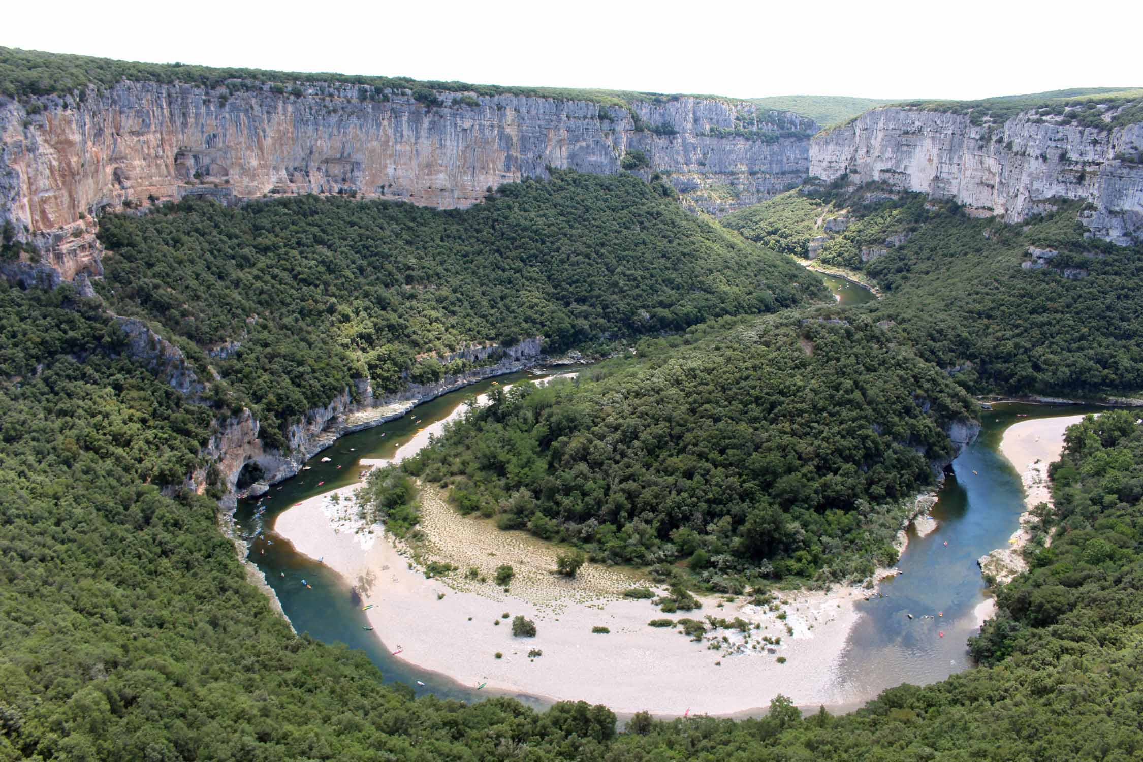 Gorges de l'Ardèche, méandre