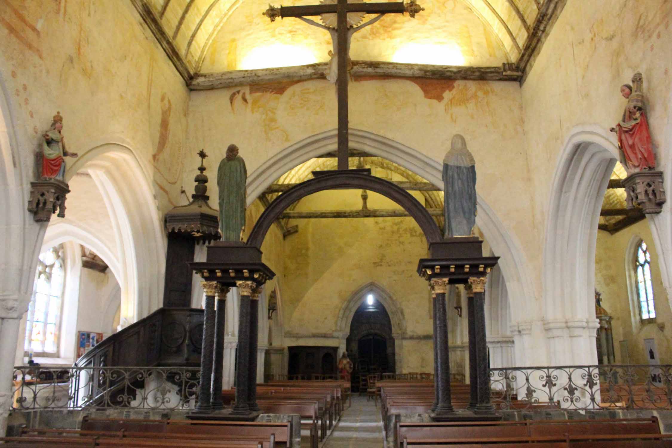 La Martyre, enclos paroissial, église, intérieur