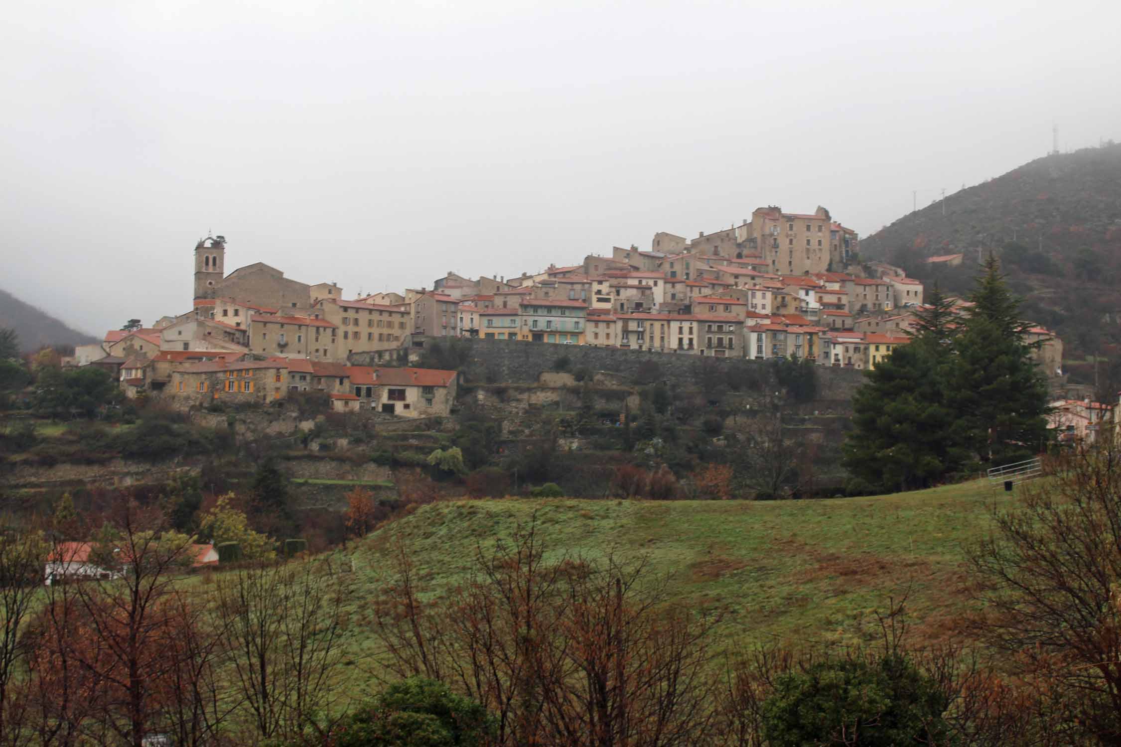Mosset, village, Pyrénées
