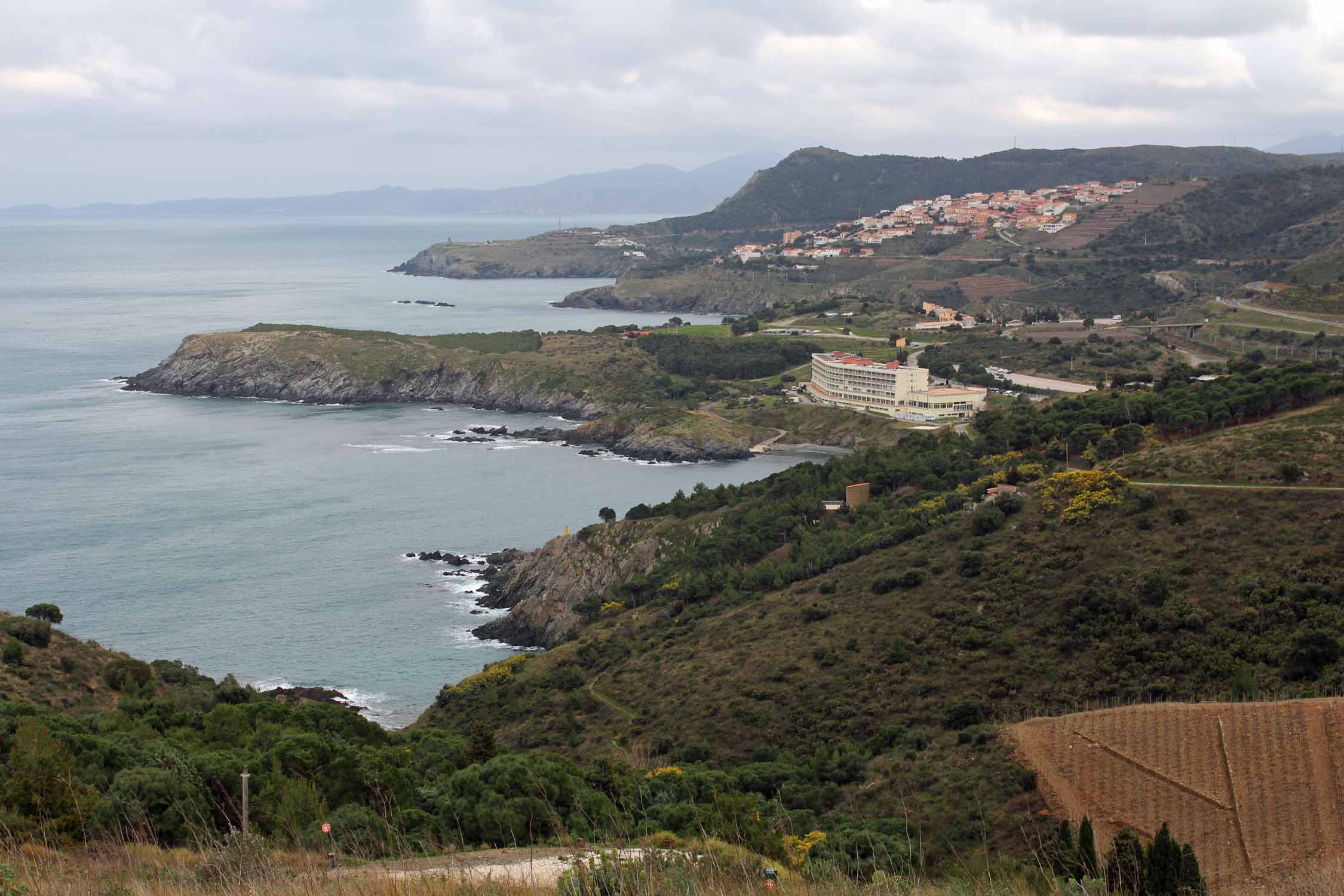 Côte catalane, cap Rederis, paysage