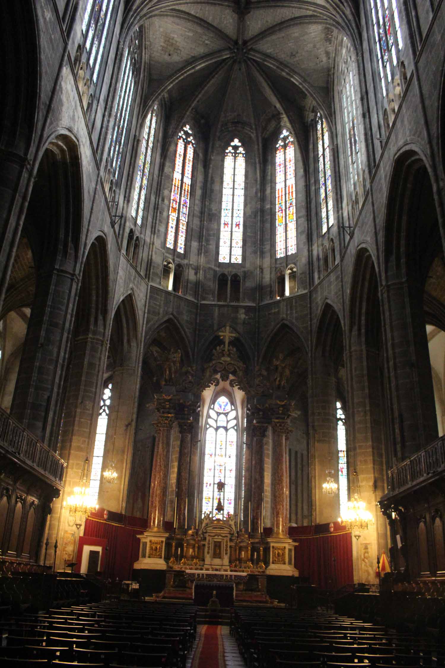 Narbonne, cathédrale Saint-Just-Saint-Pasteur, nef