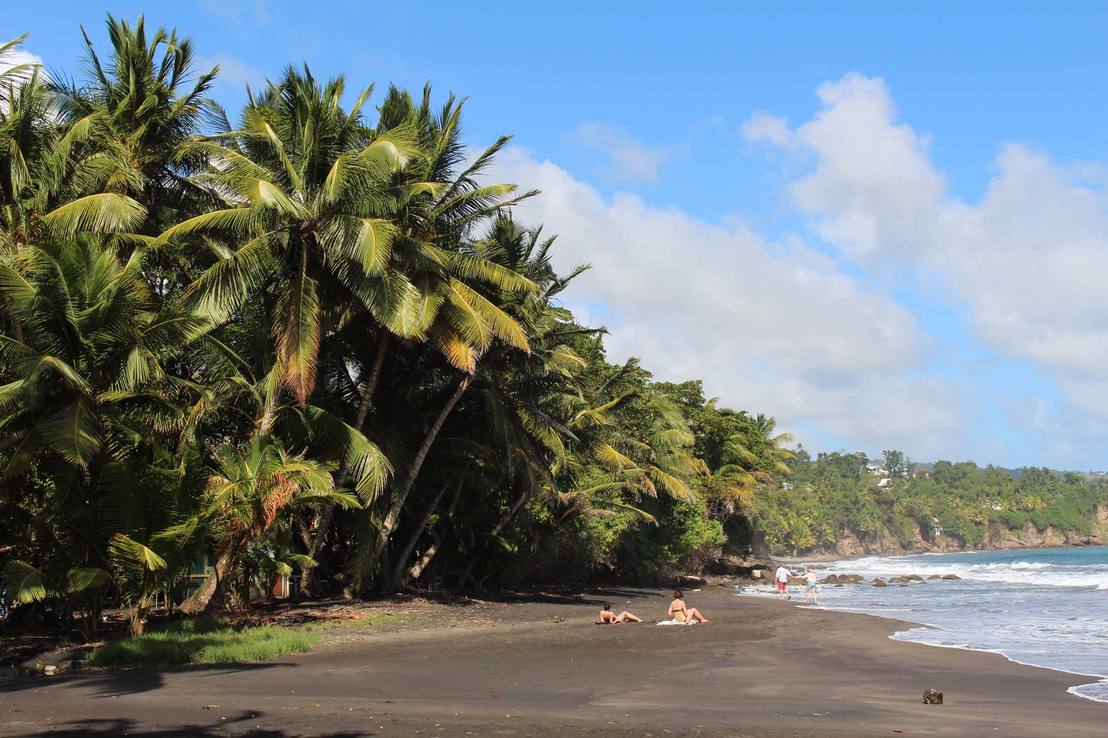 Trois-Rivières, Guadeloupe, plage de la Grande-Anse