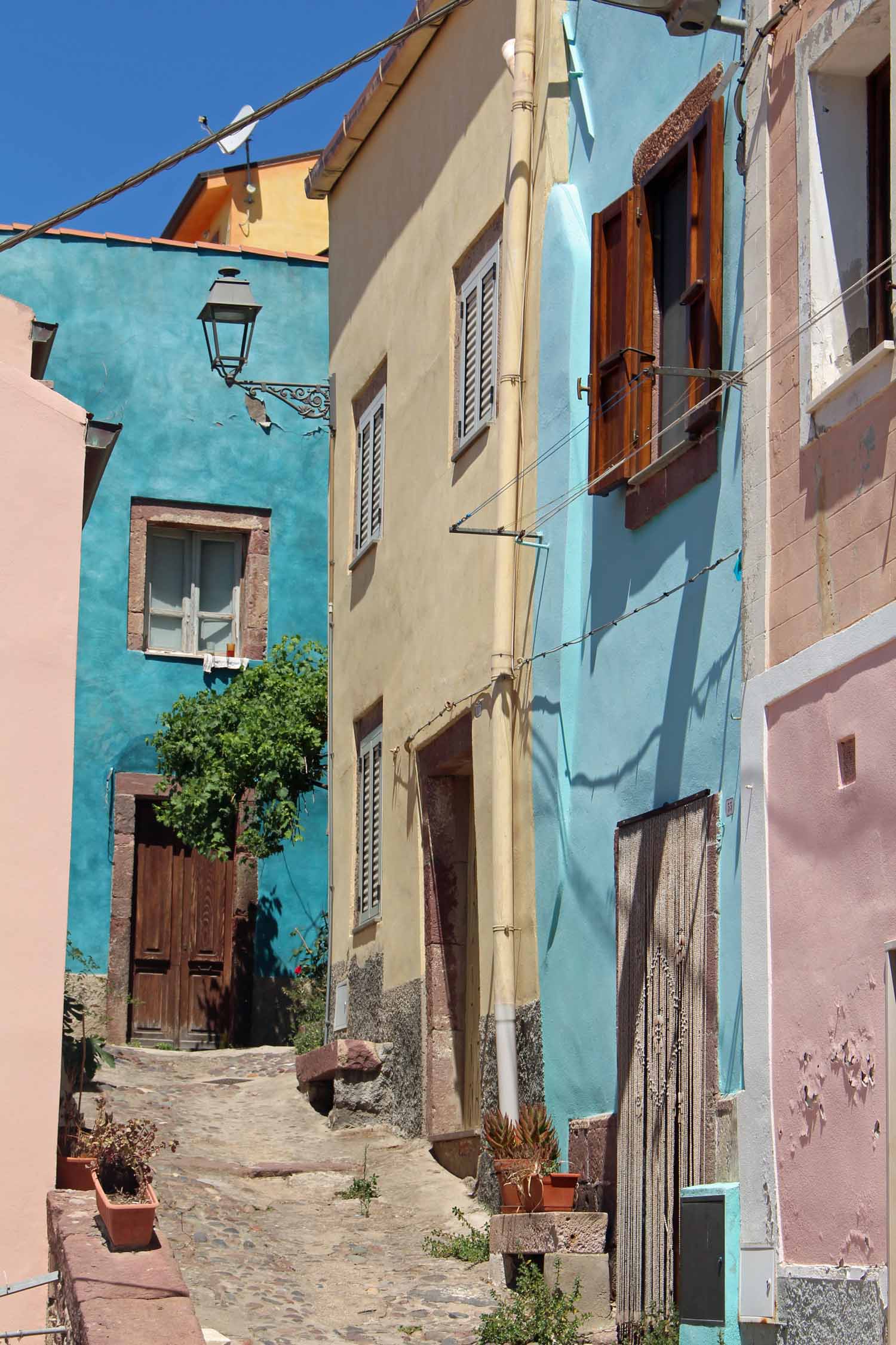 Bosa, Sardaigne, maisons typiques