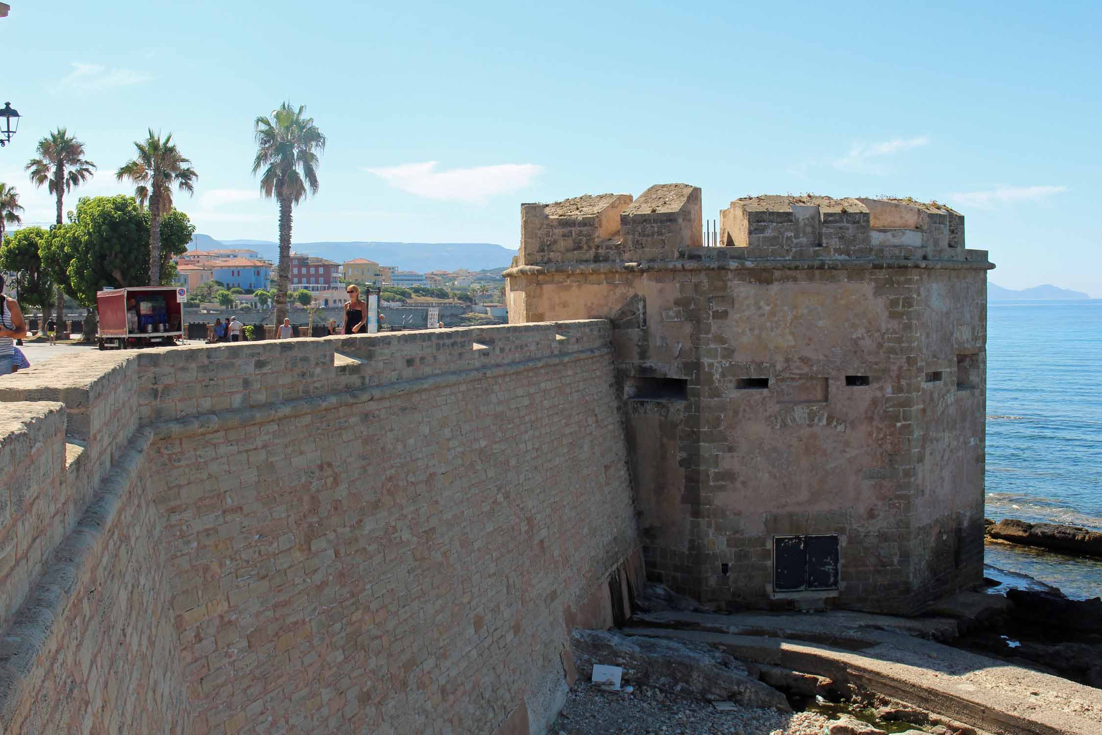 Alghero, remparts, tour