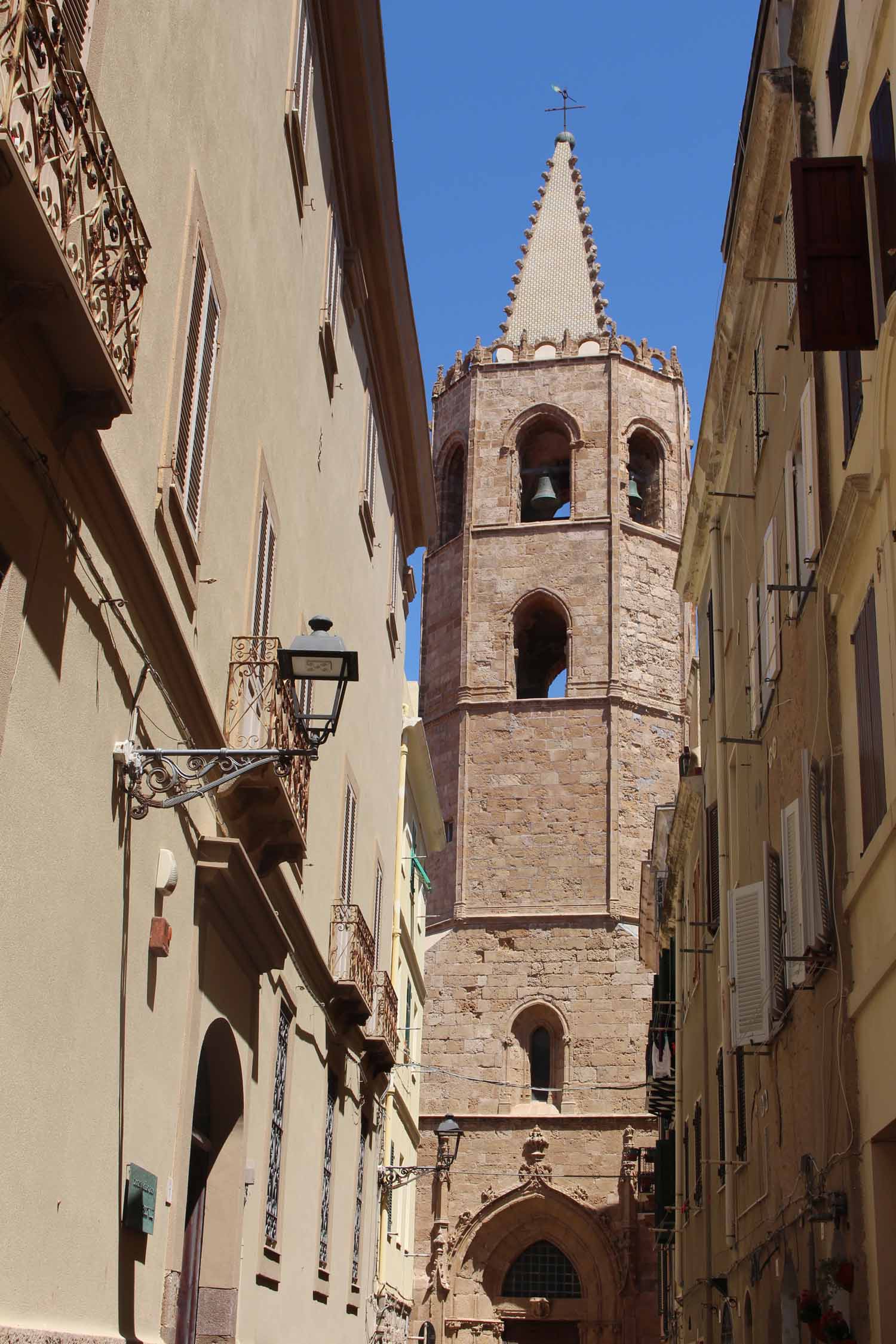 Alghero, église San Francesco, clocher