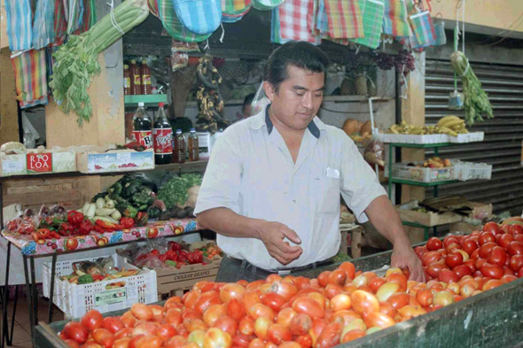 Yucatan, Izamal, marché