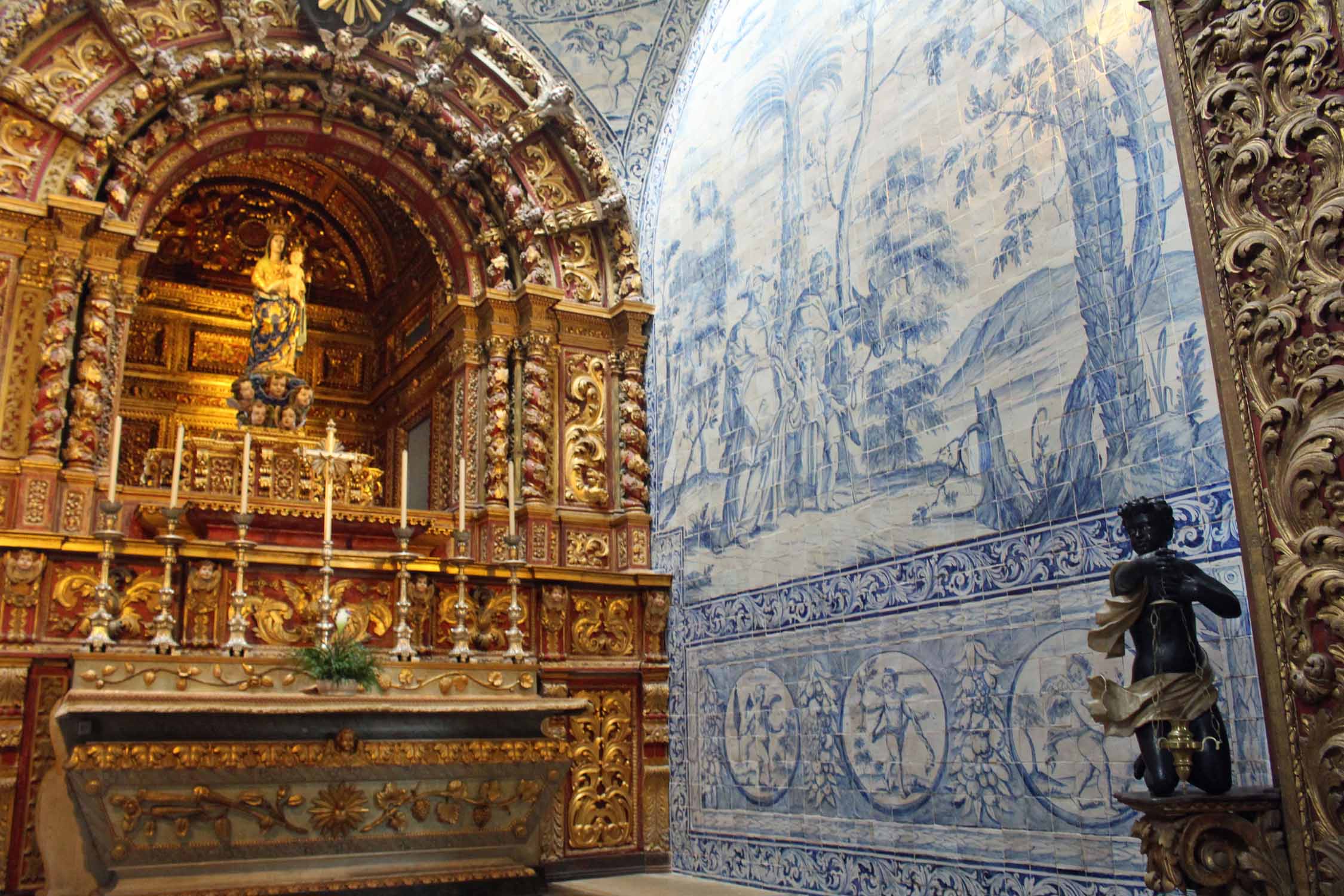 Faro, cathédrale, azulejos