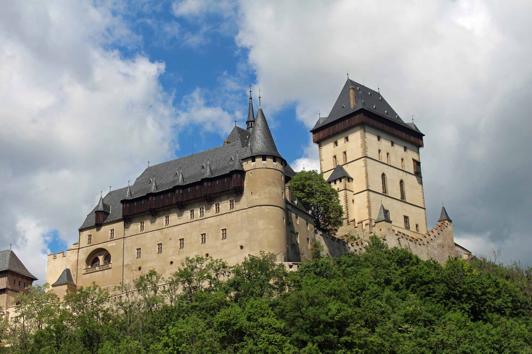 Château de Karlstein, panorama