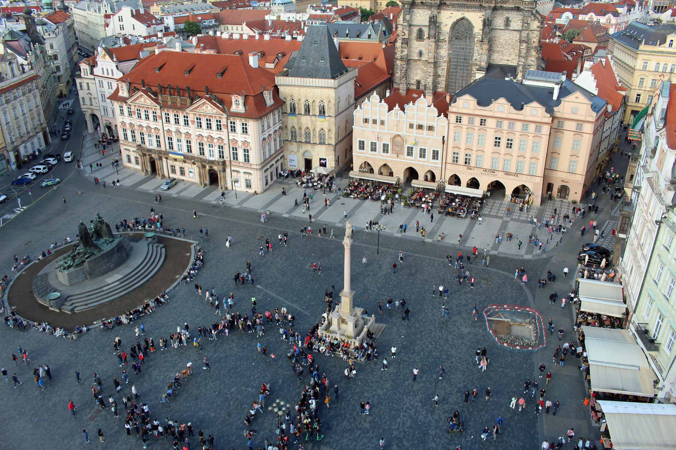 Prague, place de la Vieille Ville, panorama