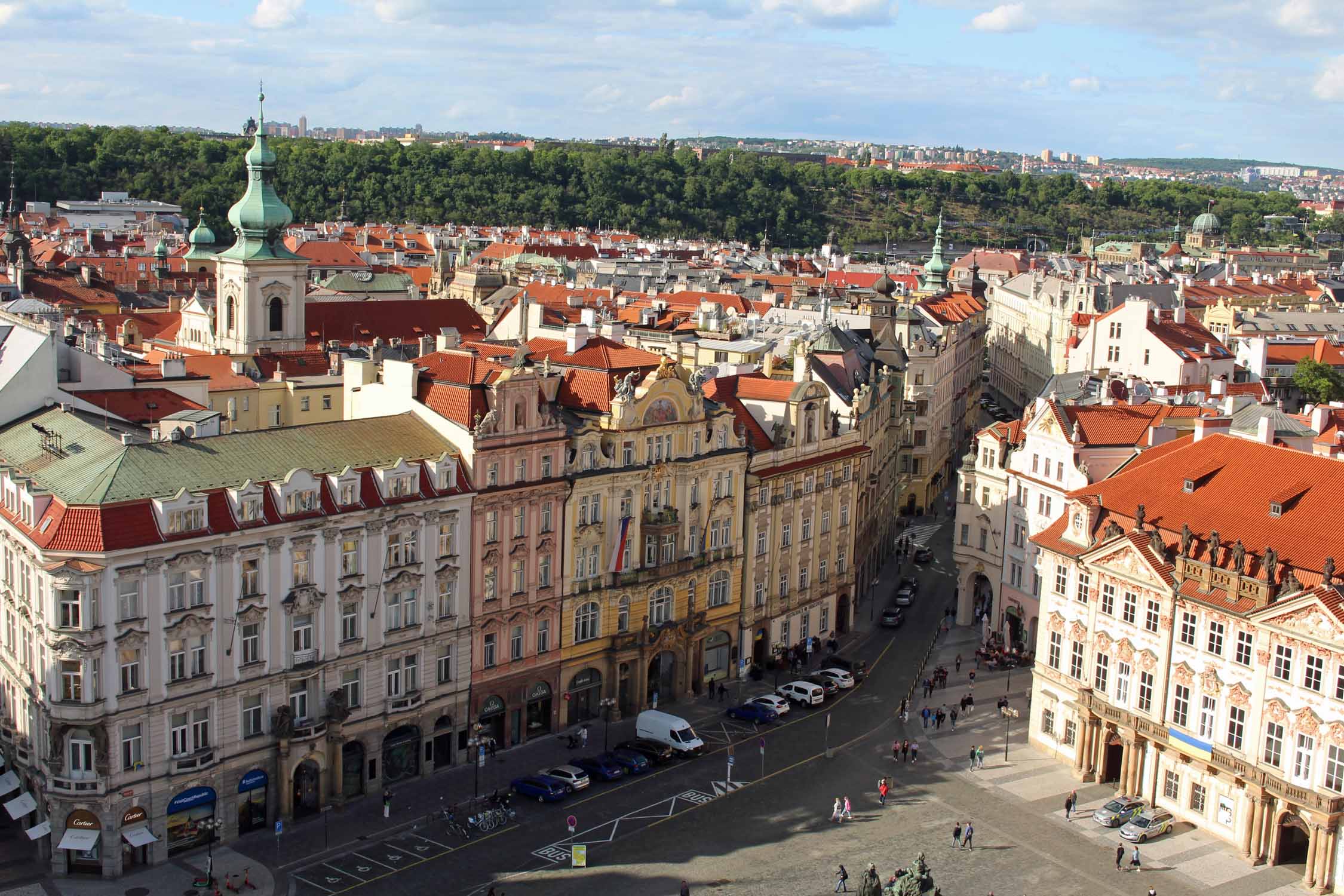 Prague, quartier Stare Mesto, panorama