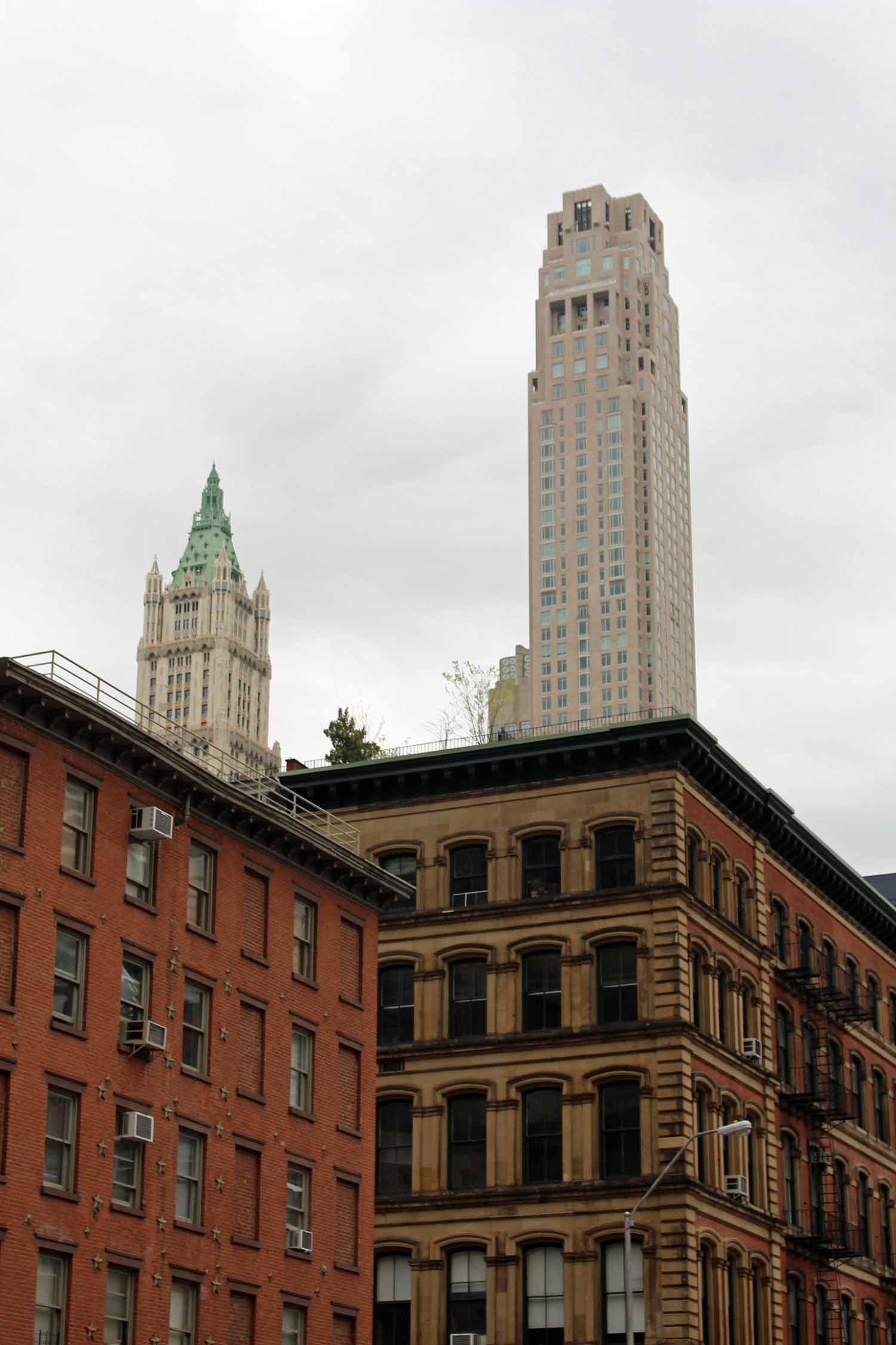 New York, Manhattan, quartier Tribeca, bâtiments