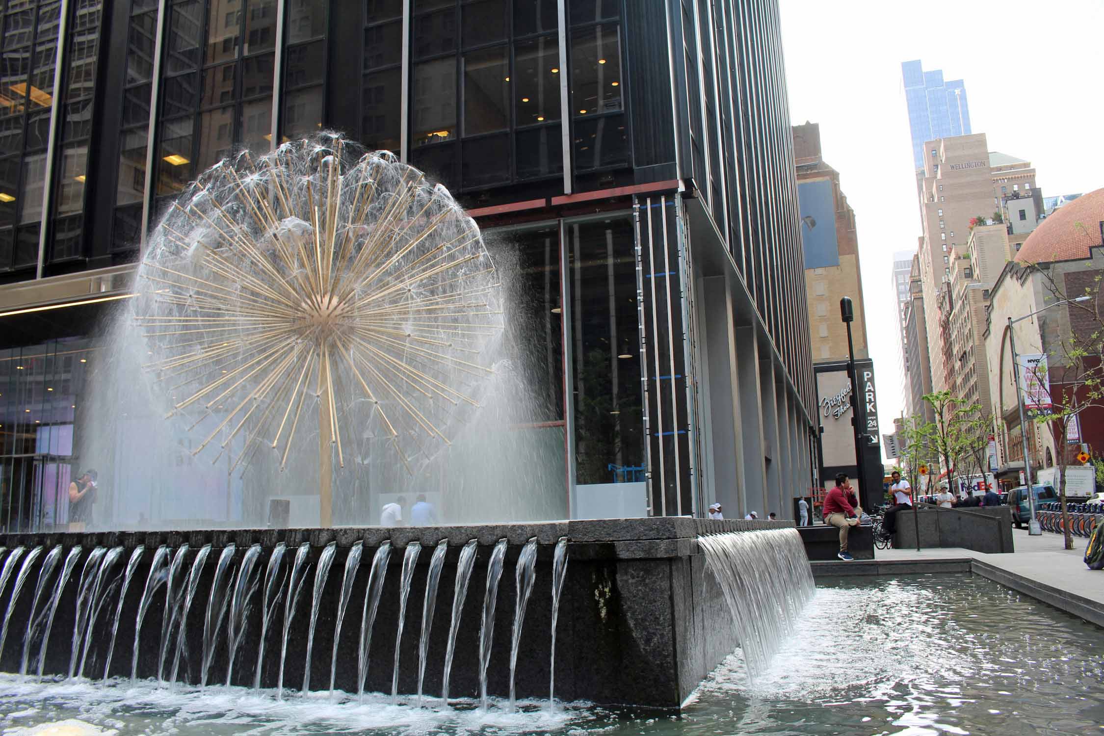 New York, Manhattan, fontaine Dandelion