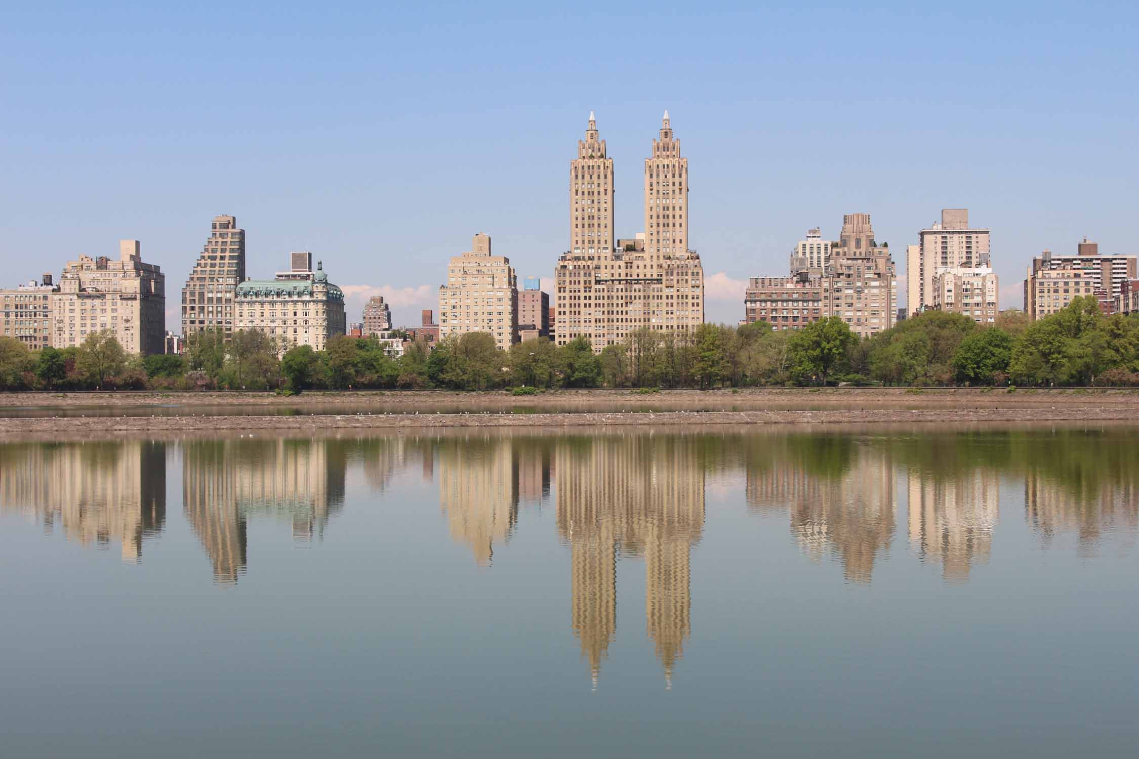 New York, Manhattan, Central Park, reflets, Eldorado