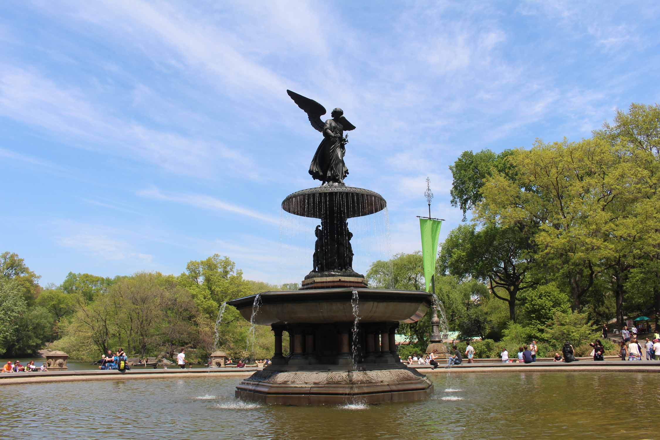 New York, Manhattan, Central Park, fontaine Bethesda