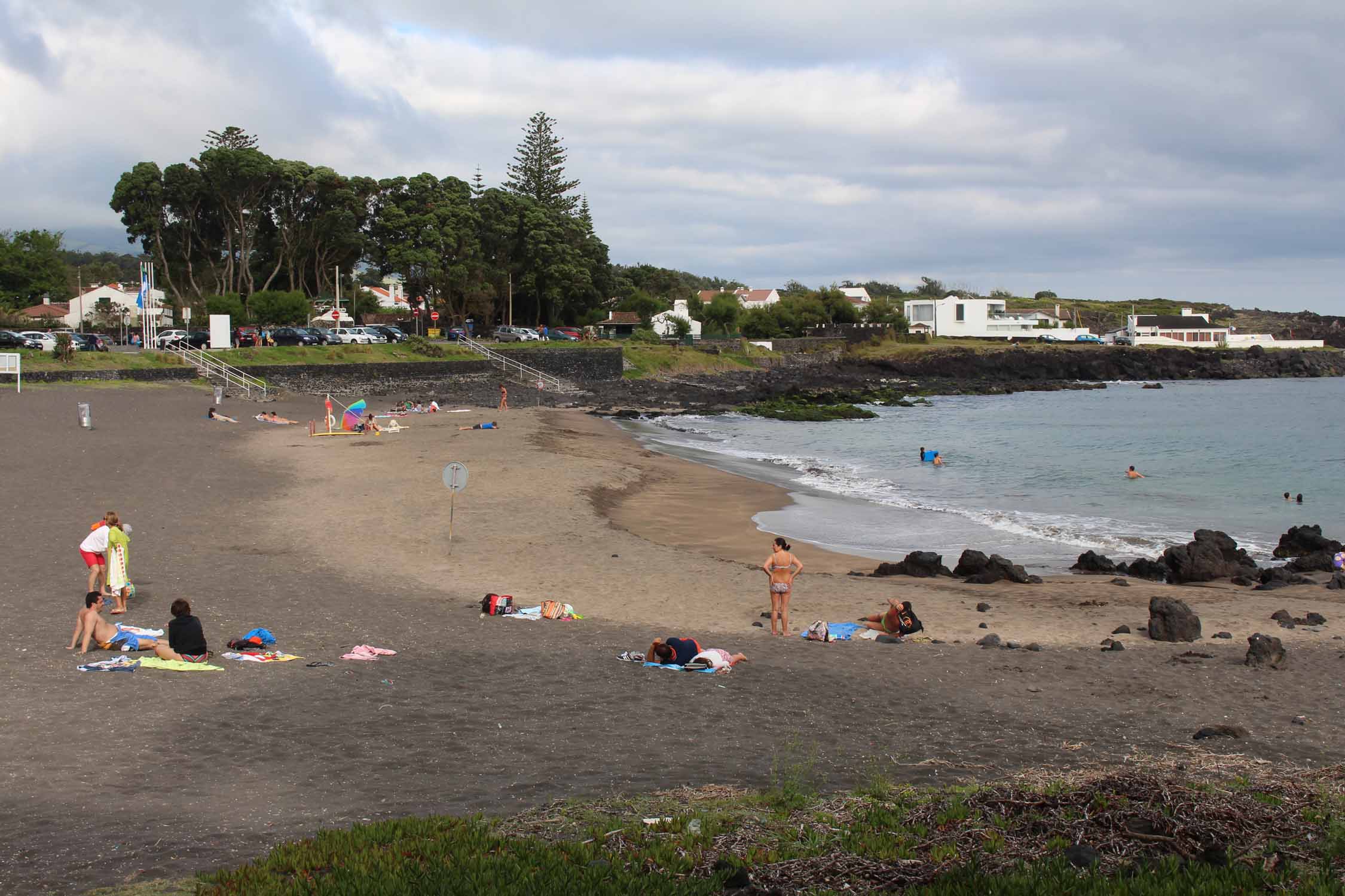 Açores, São Miguel, plage praia das Milicias