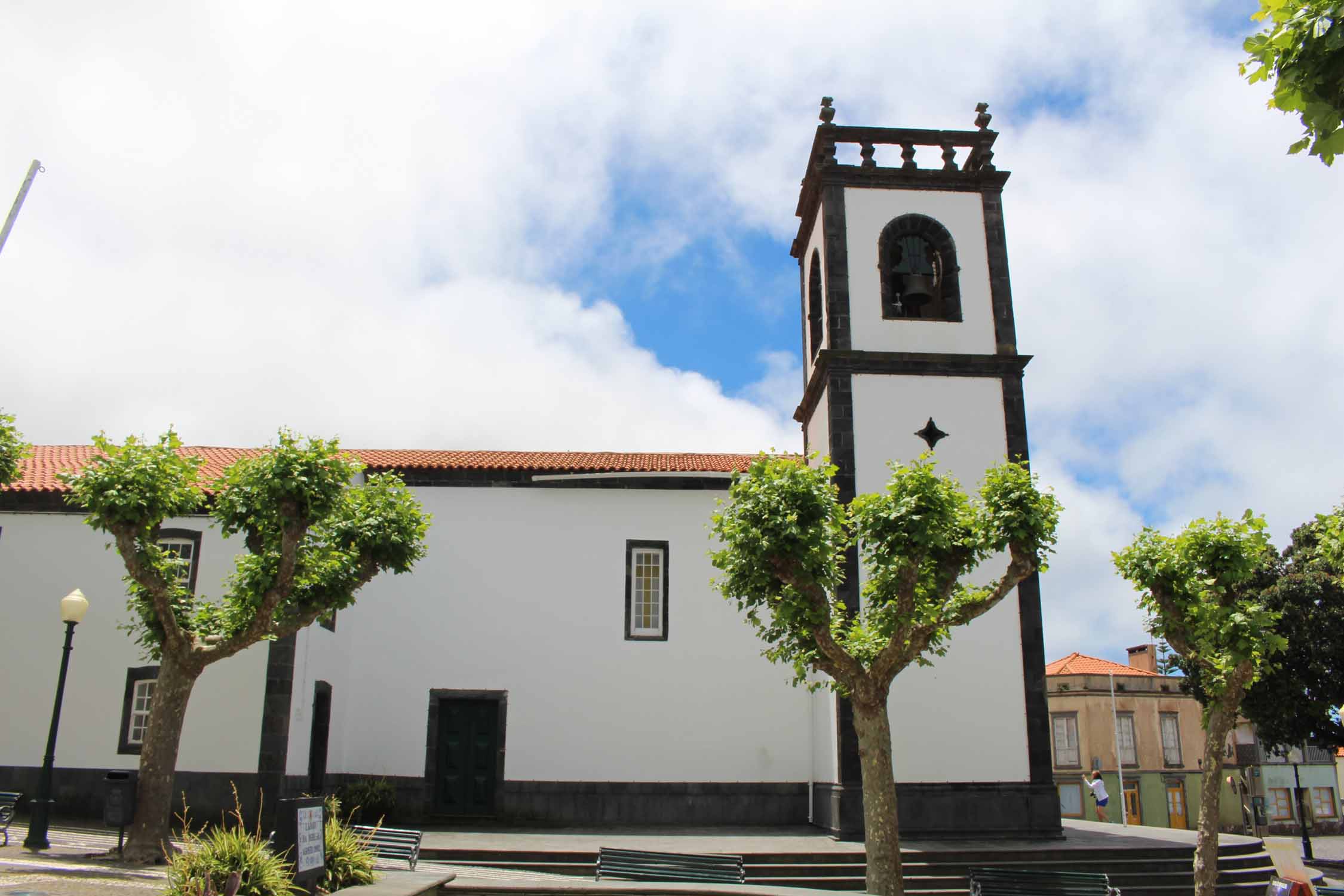 Ile de São Miguel, l'église de Mosteiros, Açores