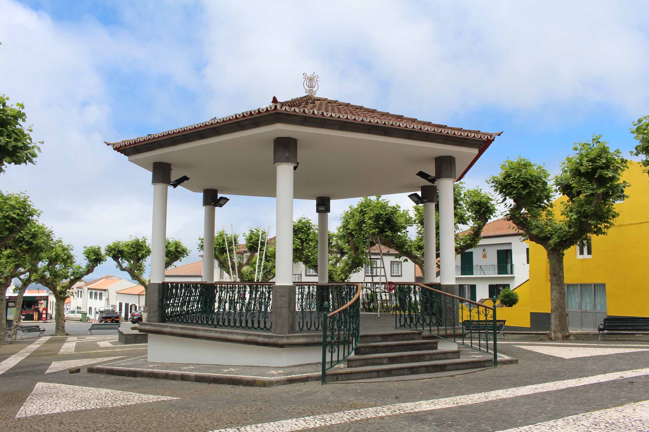 Un kiosque à Mosteiros, île de São Miguel, Açores