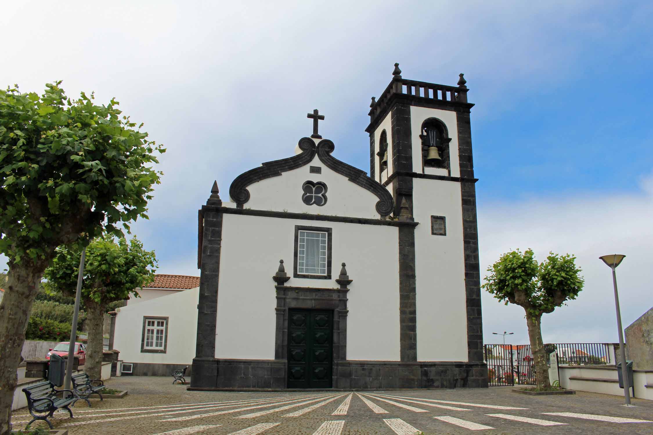 L'église de Pilar da Bretanha sur l'île de São Miguel, Açores