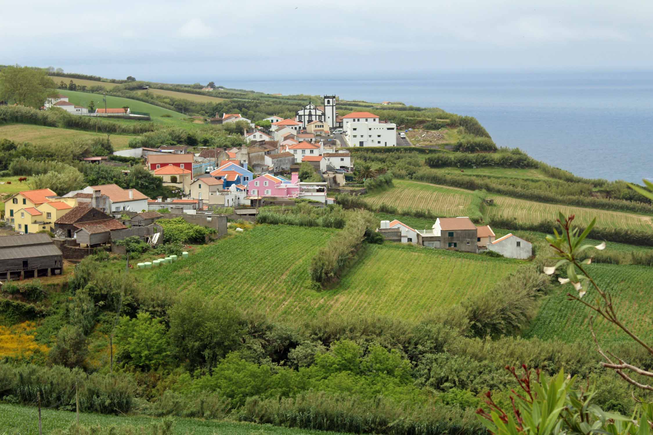 Le village de Bretanha sur l'île de São Miguel, Açores