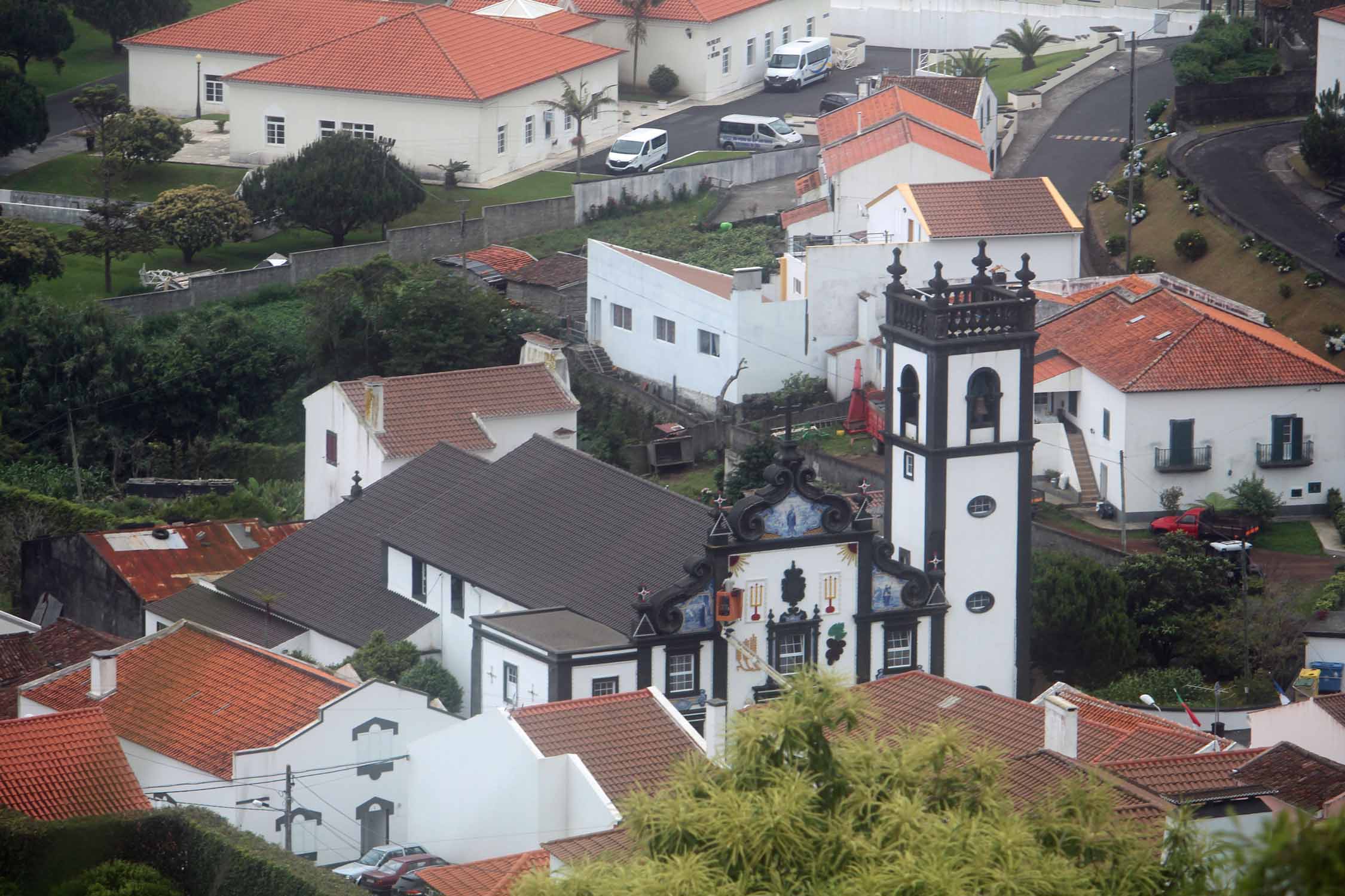 Une église à Santo Antonio, île de São Miguel, Açores