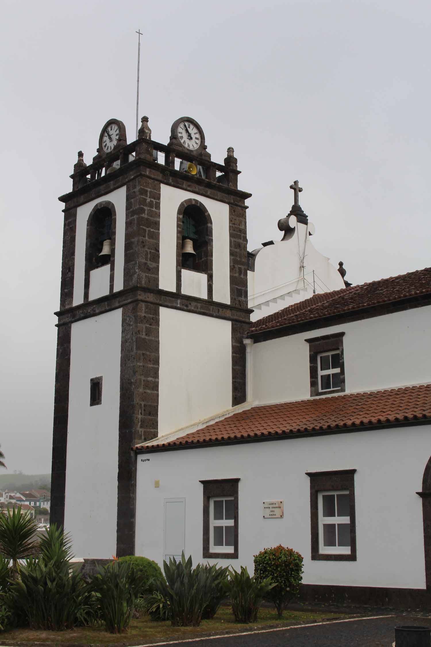 L'église Notre-Dame-des-Anges à Agua de Pau, île de São Miguel, Açores