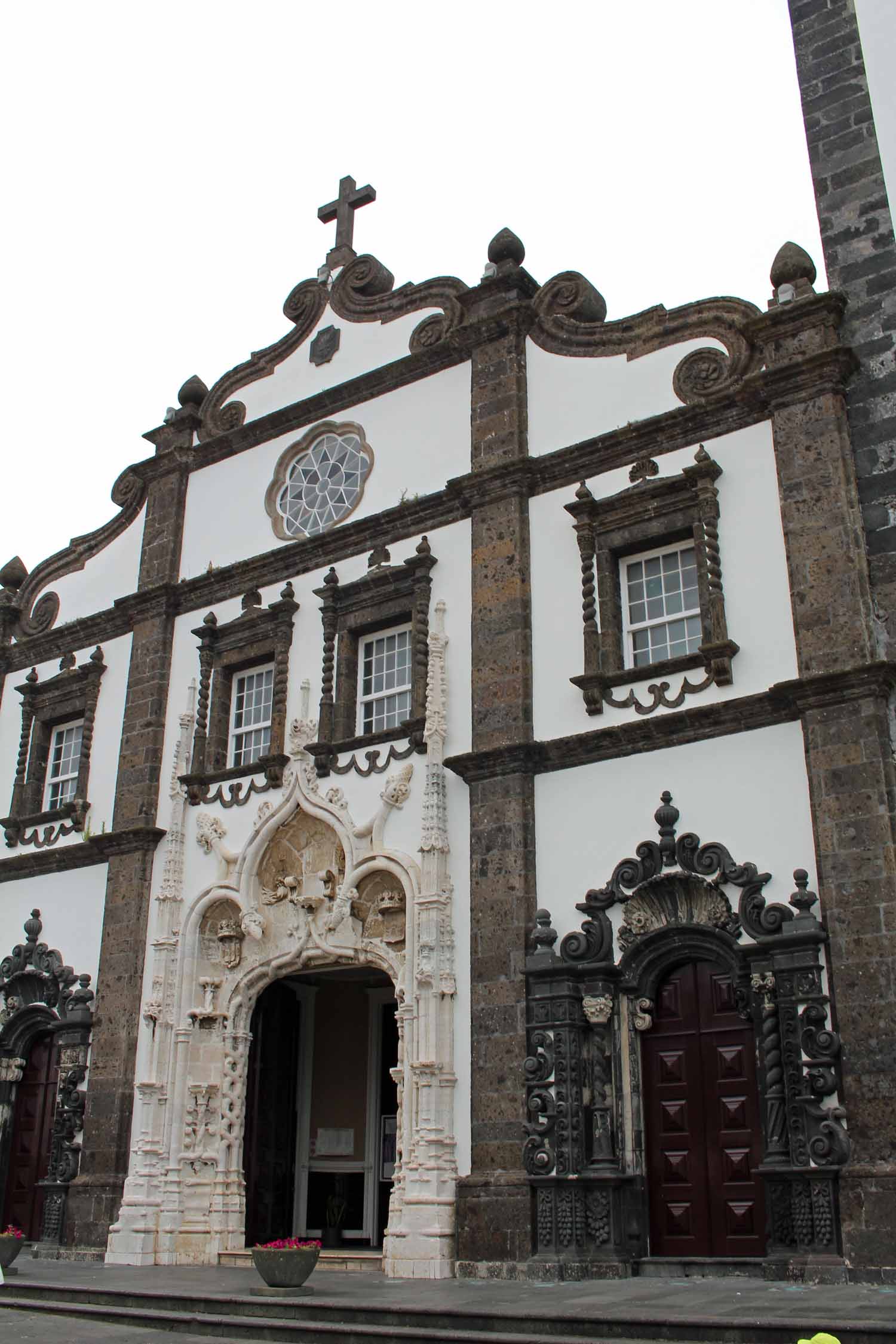 L'église Matrice à Ponta Delgada, île de São Miguel, Açores