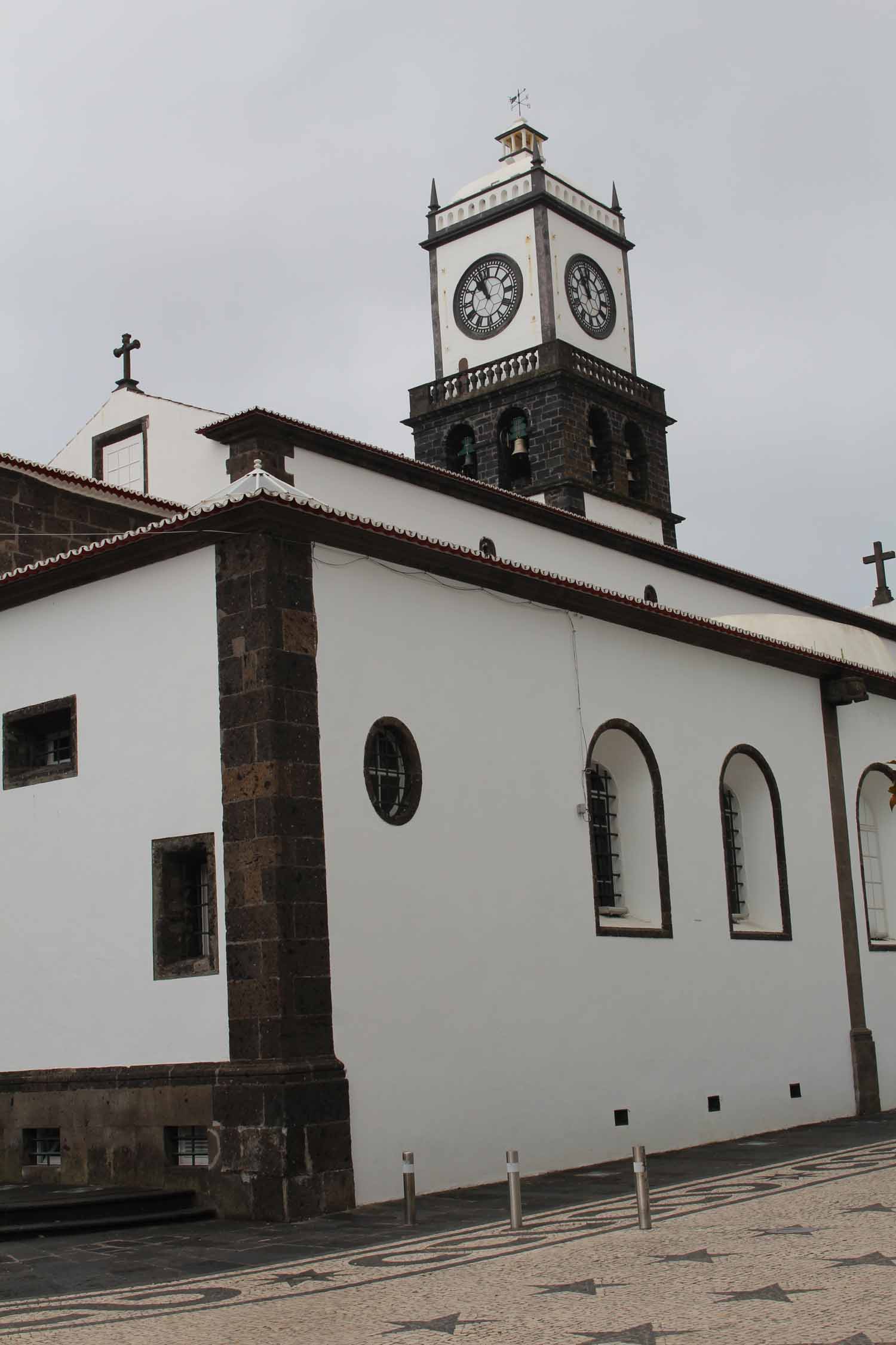 L'église Saint-Sébastien de Ponta Delgada, île de São Miguel, Açores