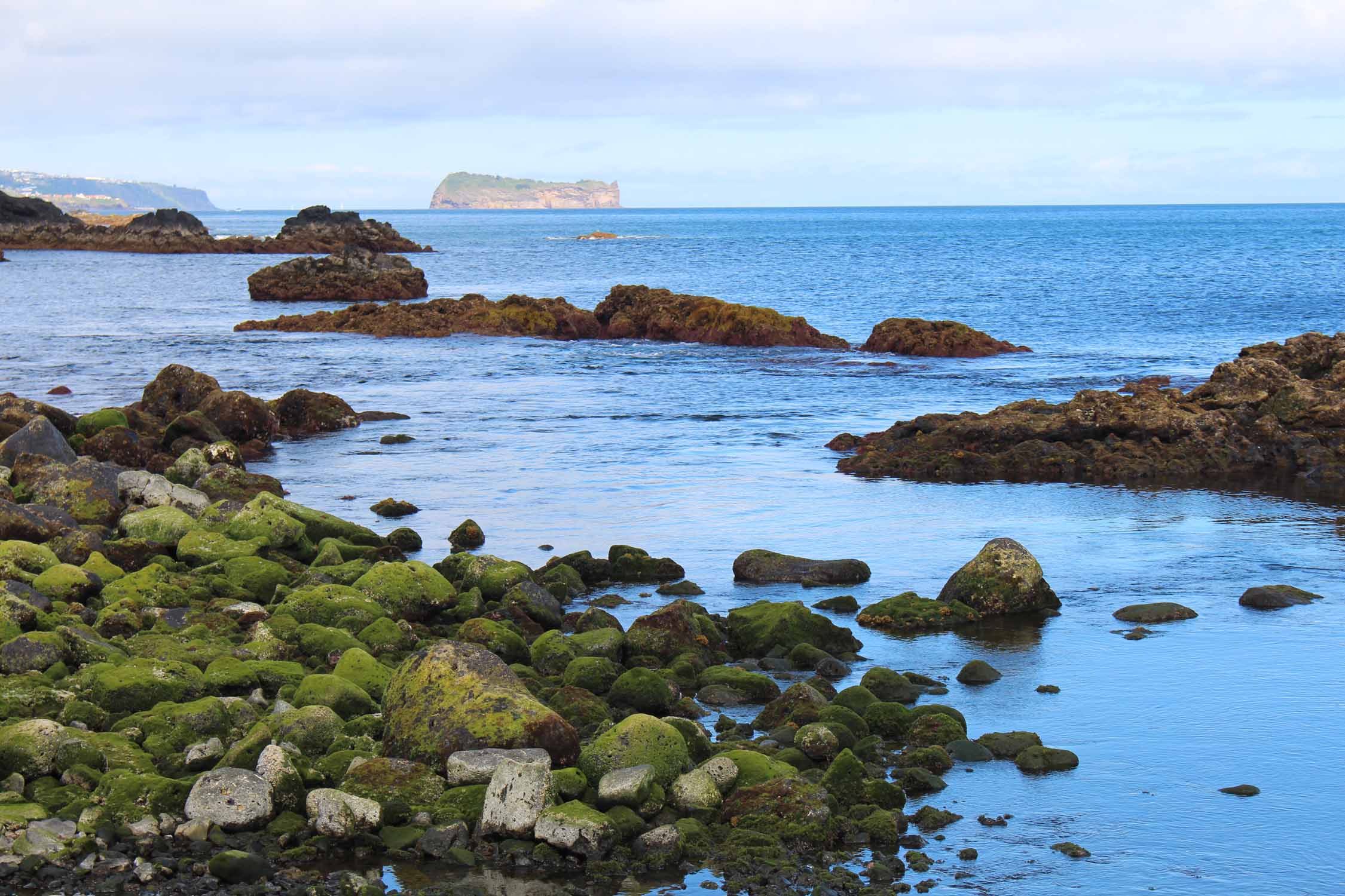 Joli paysage à Ponta da Caloura, île de São Miguel, Açores