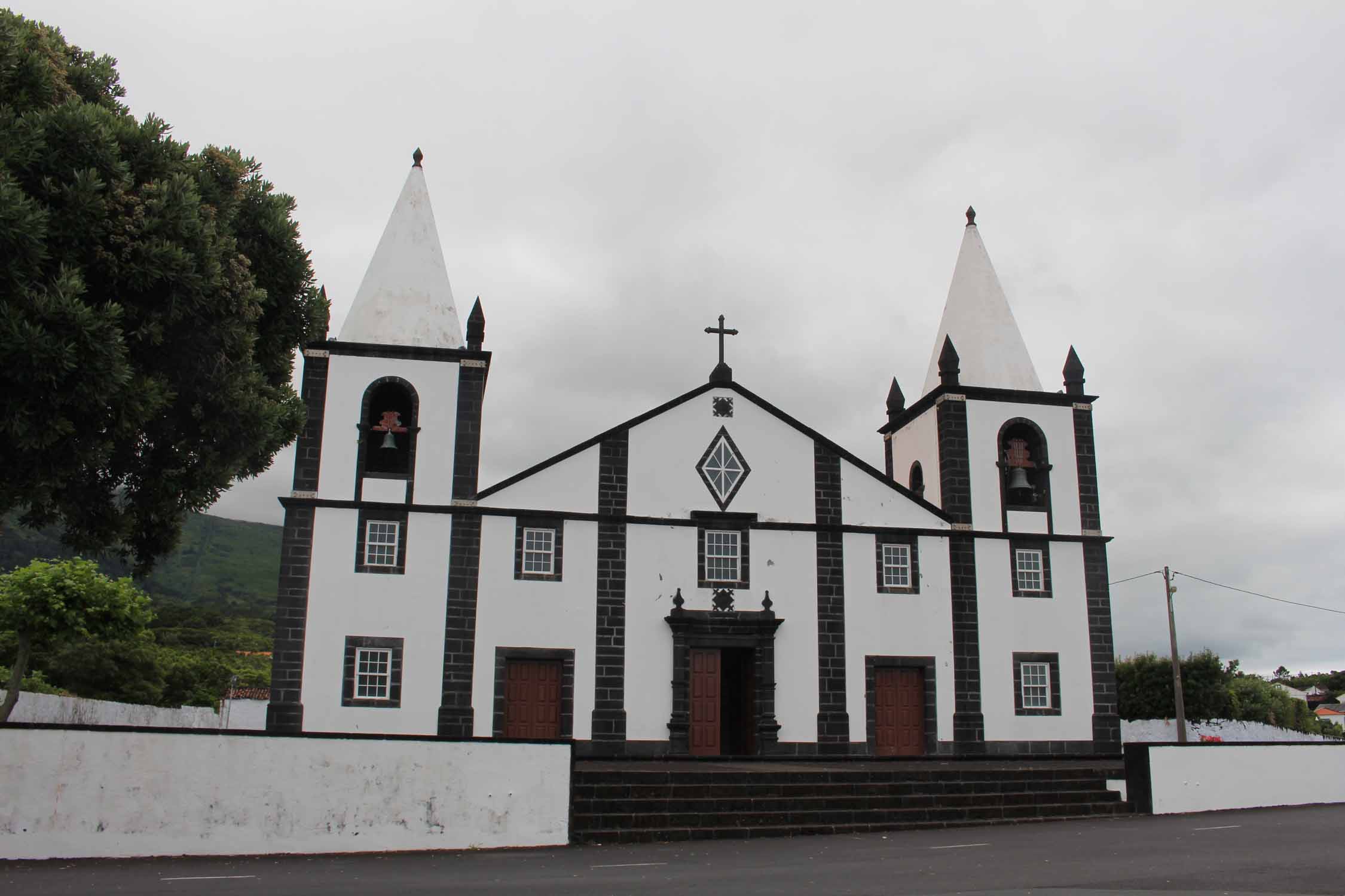 L'église de Vila de São Roque sur l'île de Pico, Açores