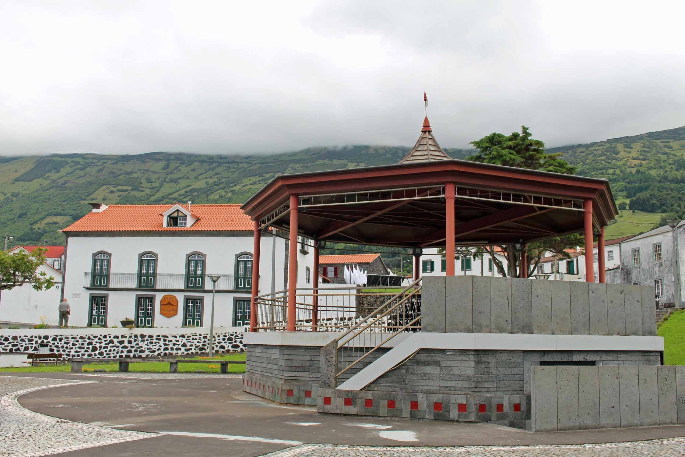 Açores, Île de Pico, Prainha, kiosque