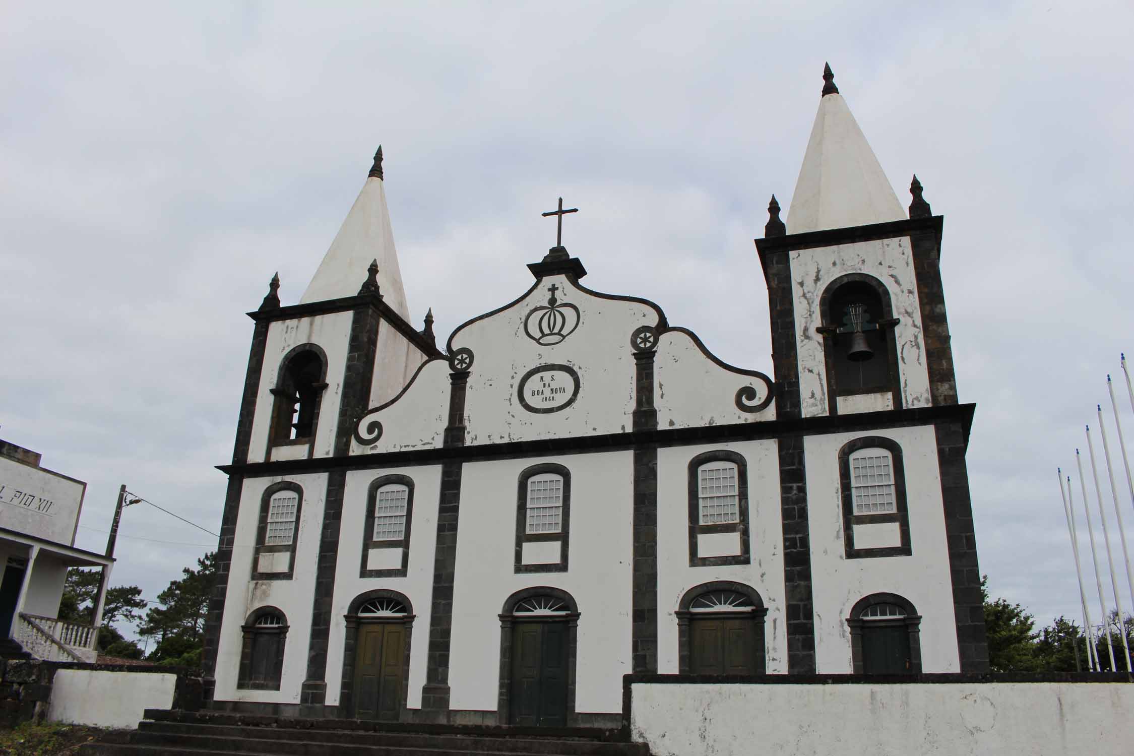 Açores, Île de Pico, Bandeiras, église