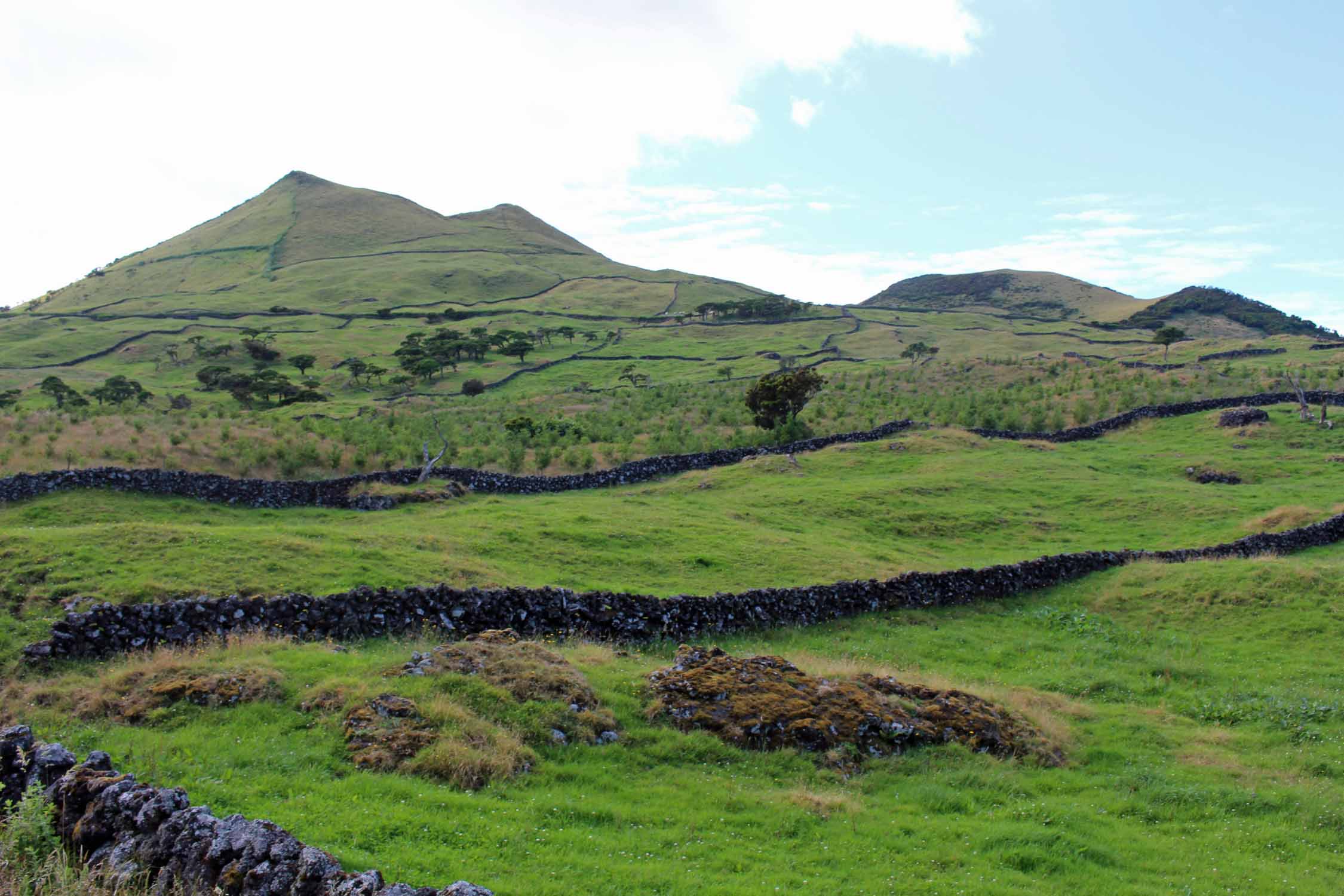 Joli paysage de l'île de Pico, Açores