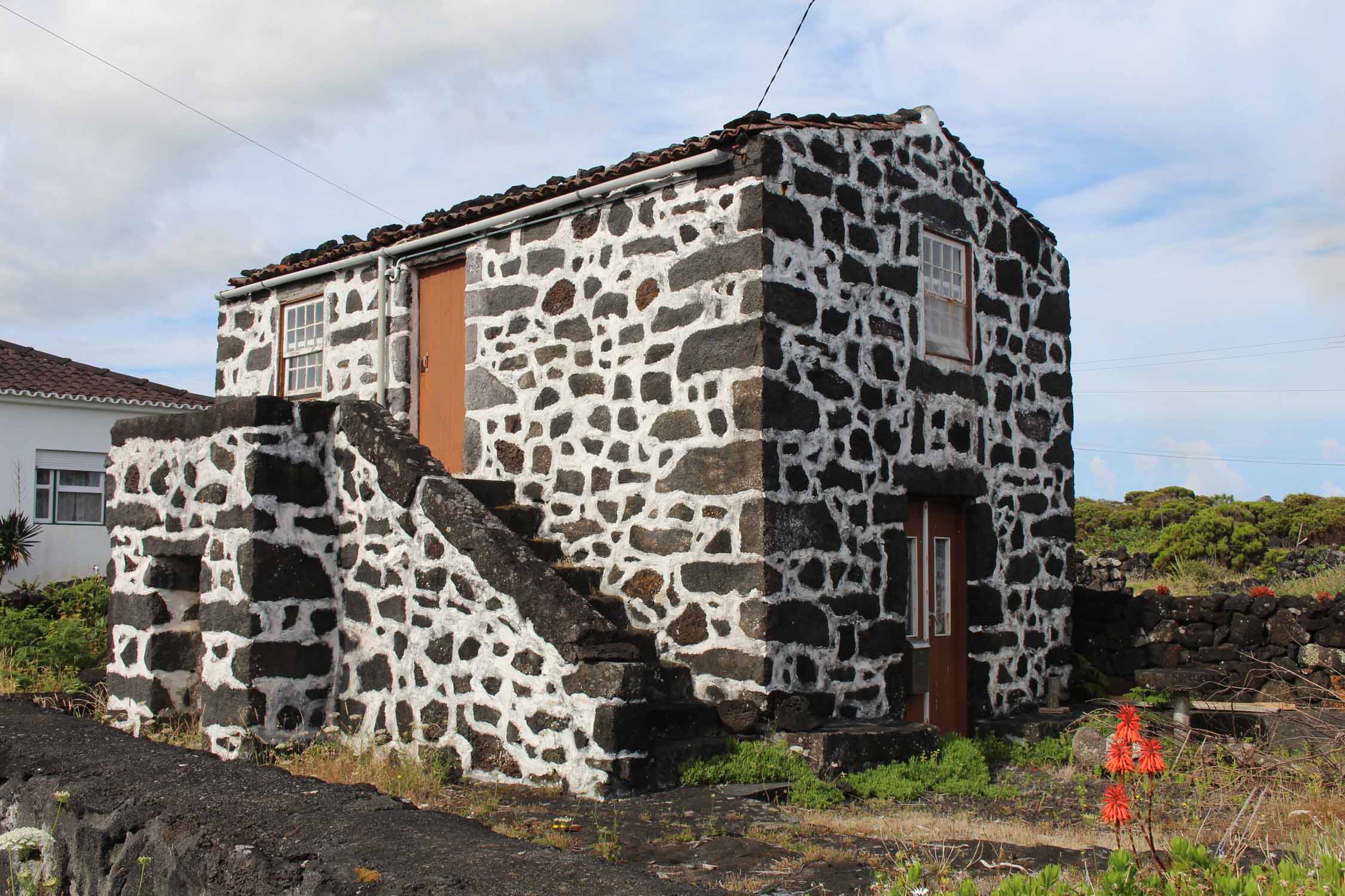 Açores, Île de Pico, Arcos, maison typique