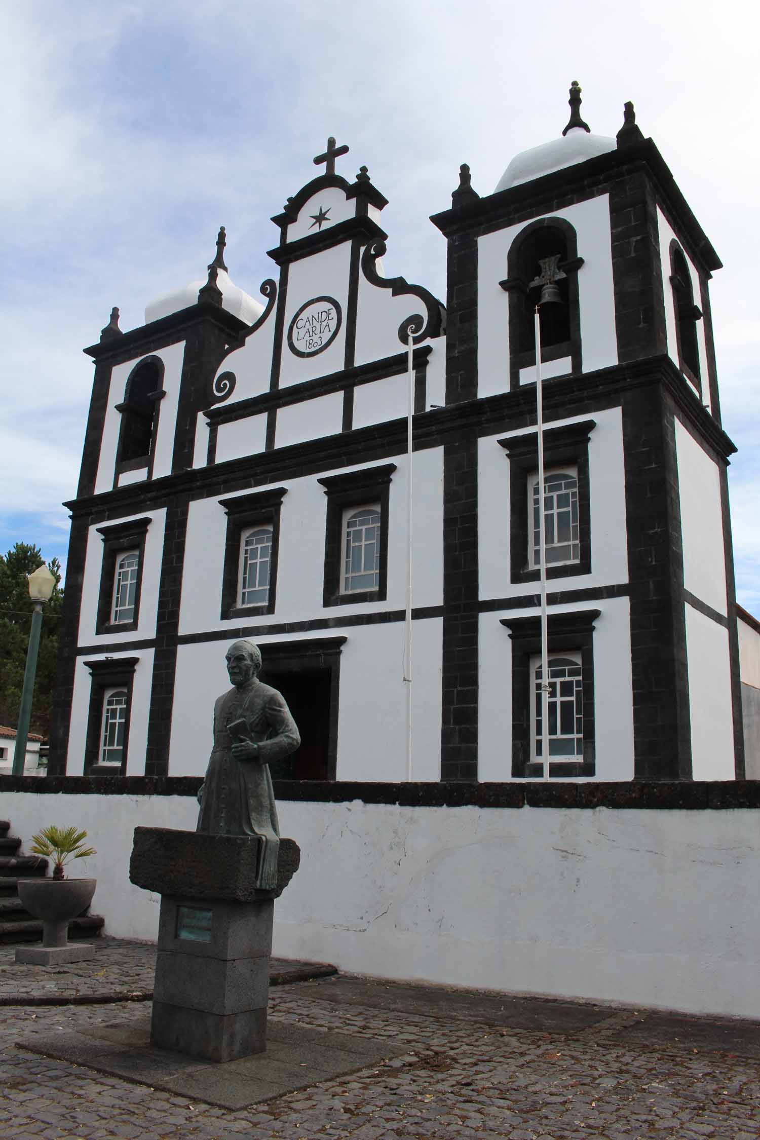 L'église de Candelária sur l'île de Pico, Açores