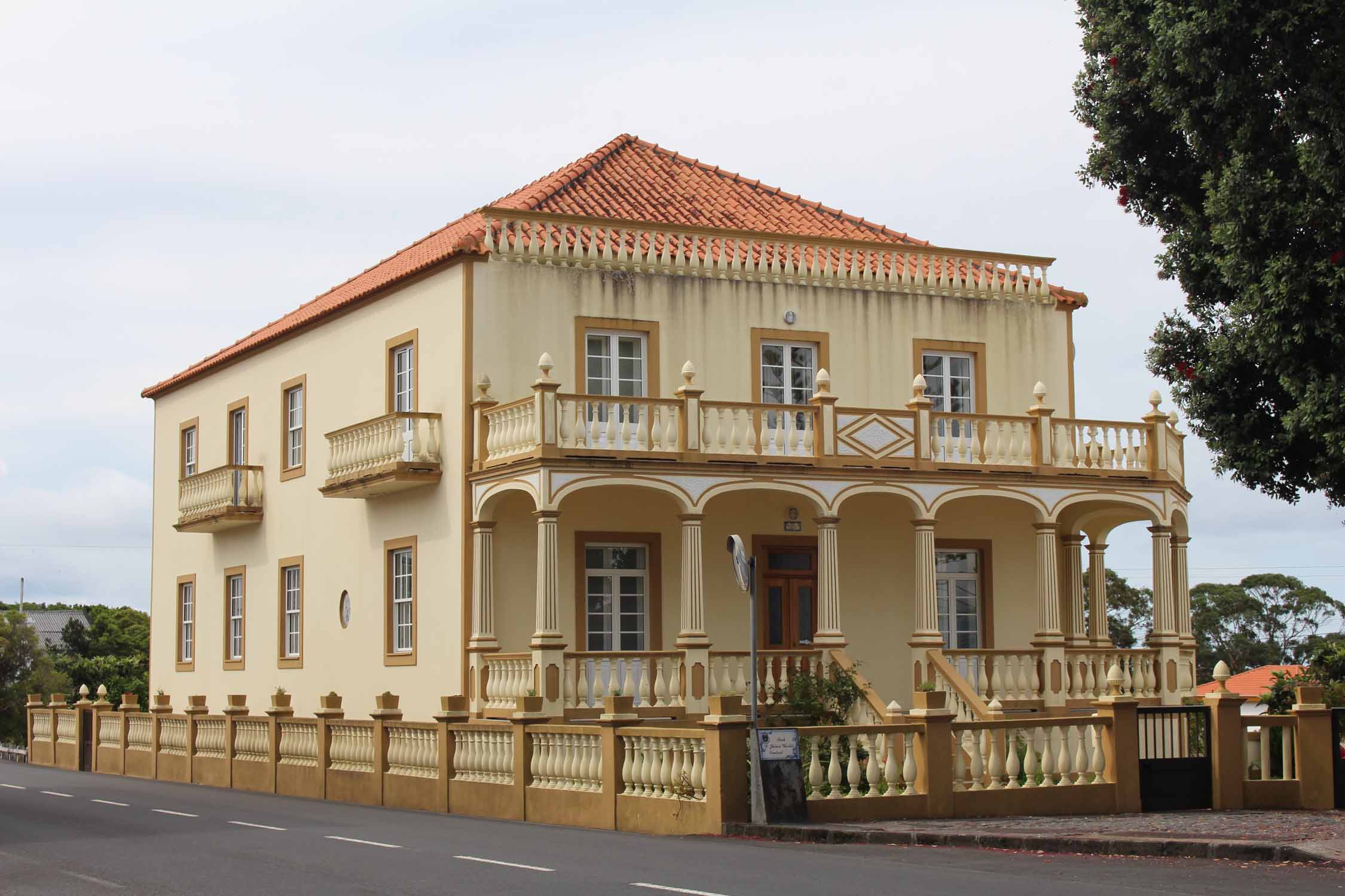 Une maison typique à Candelária, île de Pico, Açores
