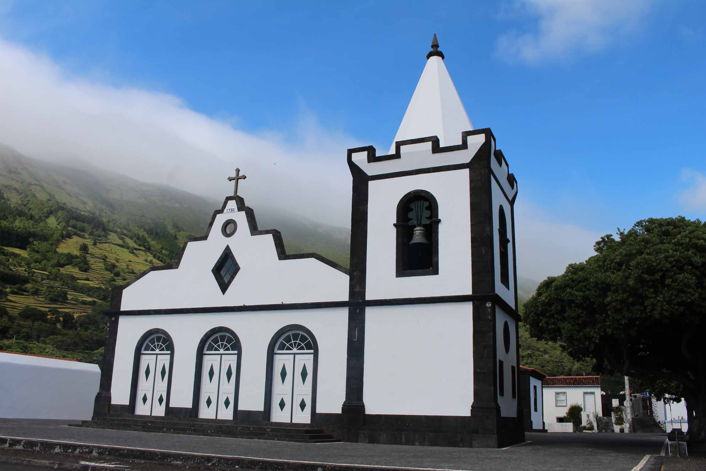 Açores, Île de Pico, Santo Amaro, église