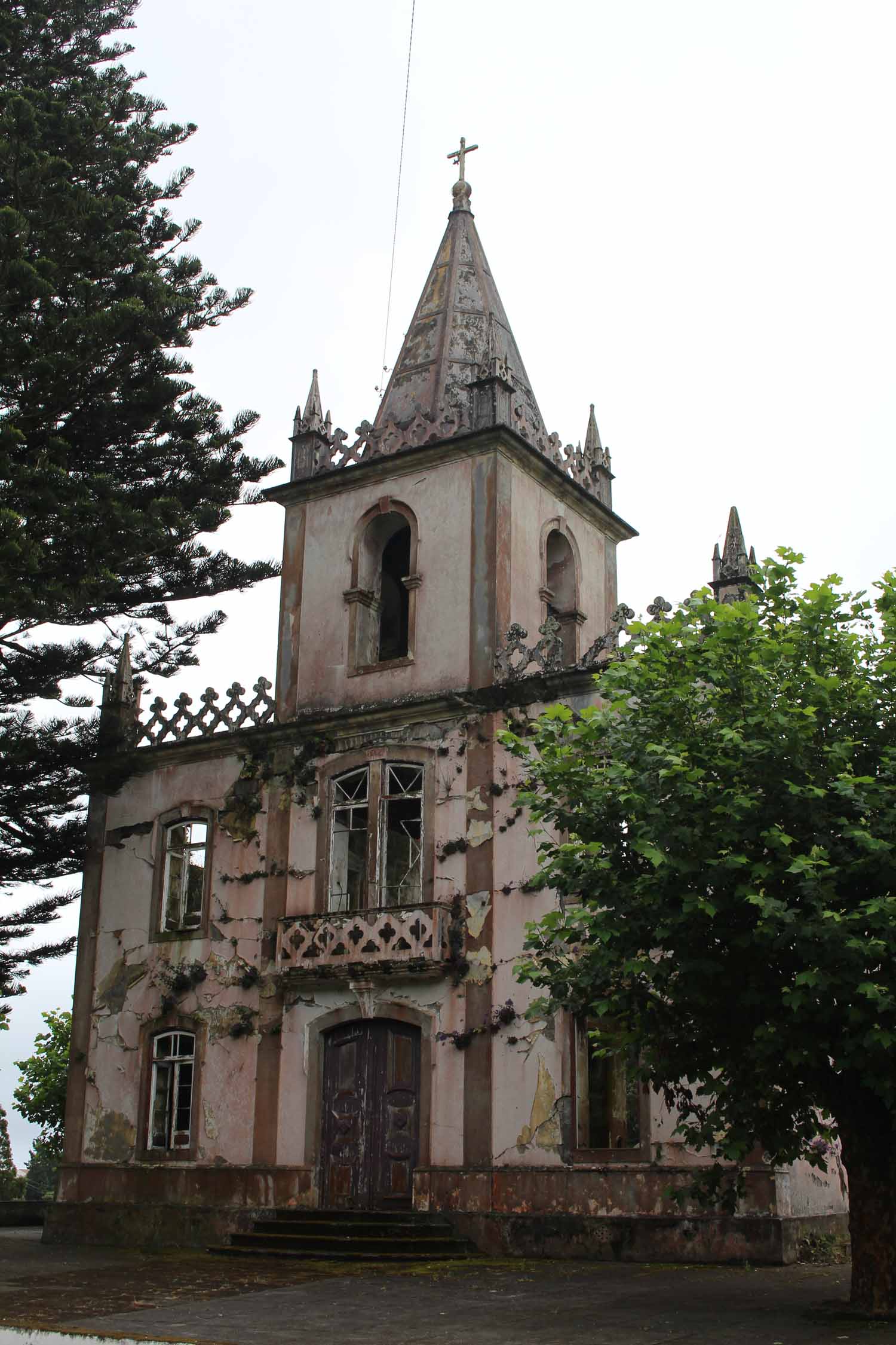 Açores, Île de Faial, église, séisme