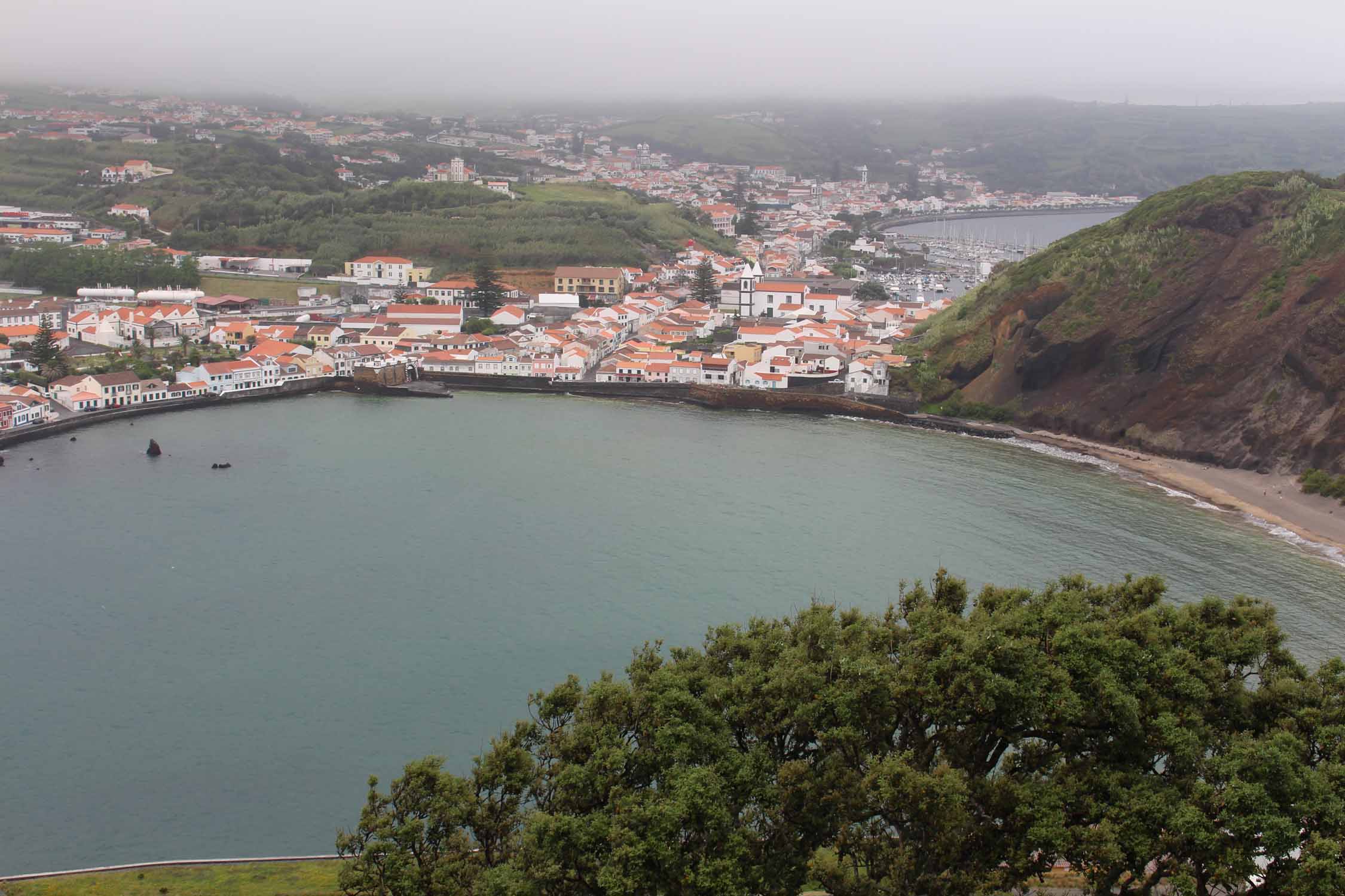 Açores, Île de Faial, baie de Porto Pim