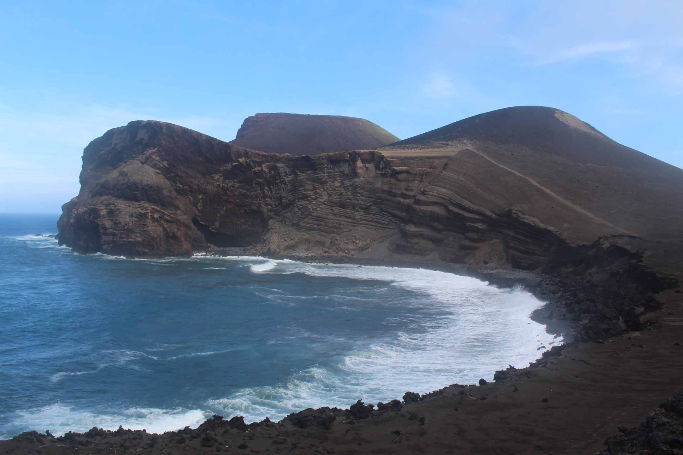 Açores, Île de Faial, volcan de Capelinhos
