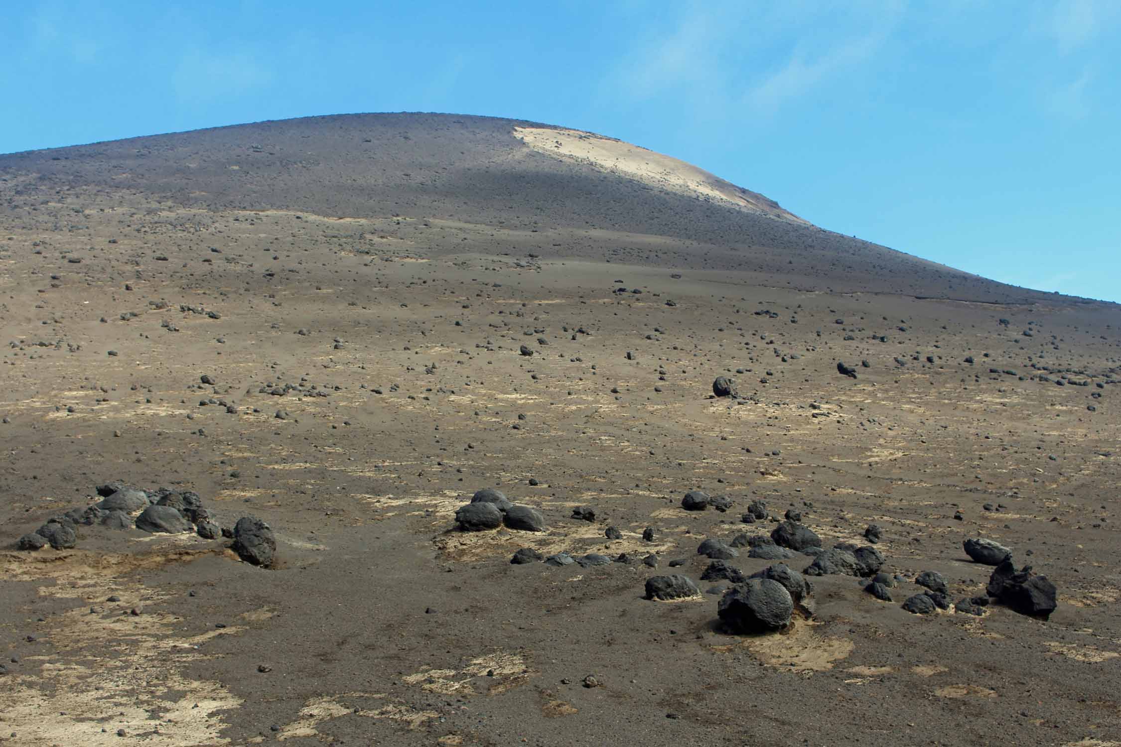 Açores, Île de Faial, Capelinhos, cailloux