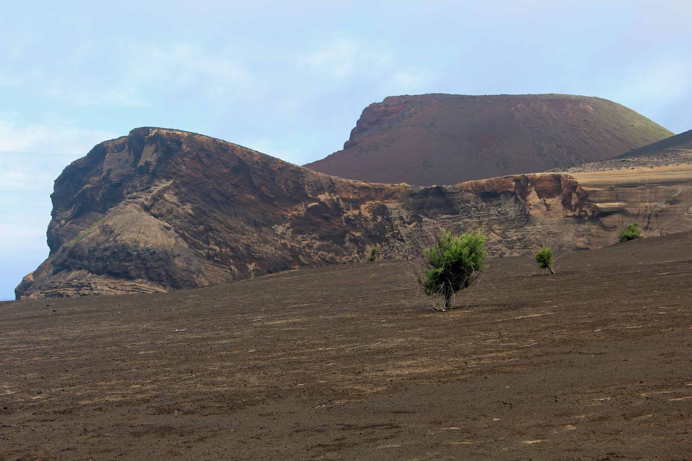 Açores, Île de Faial, Capelinhos, vue