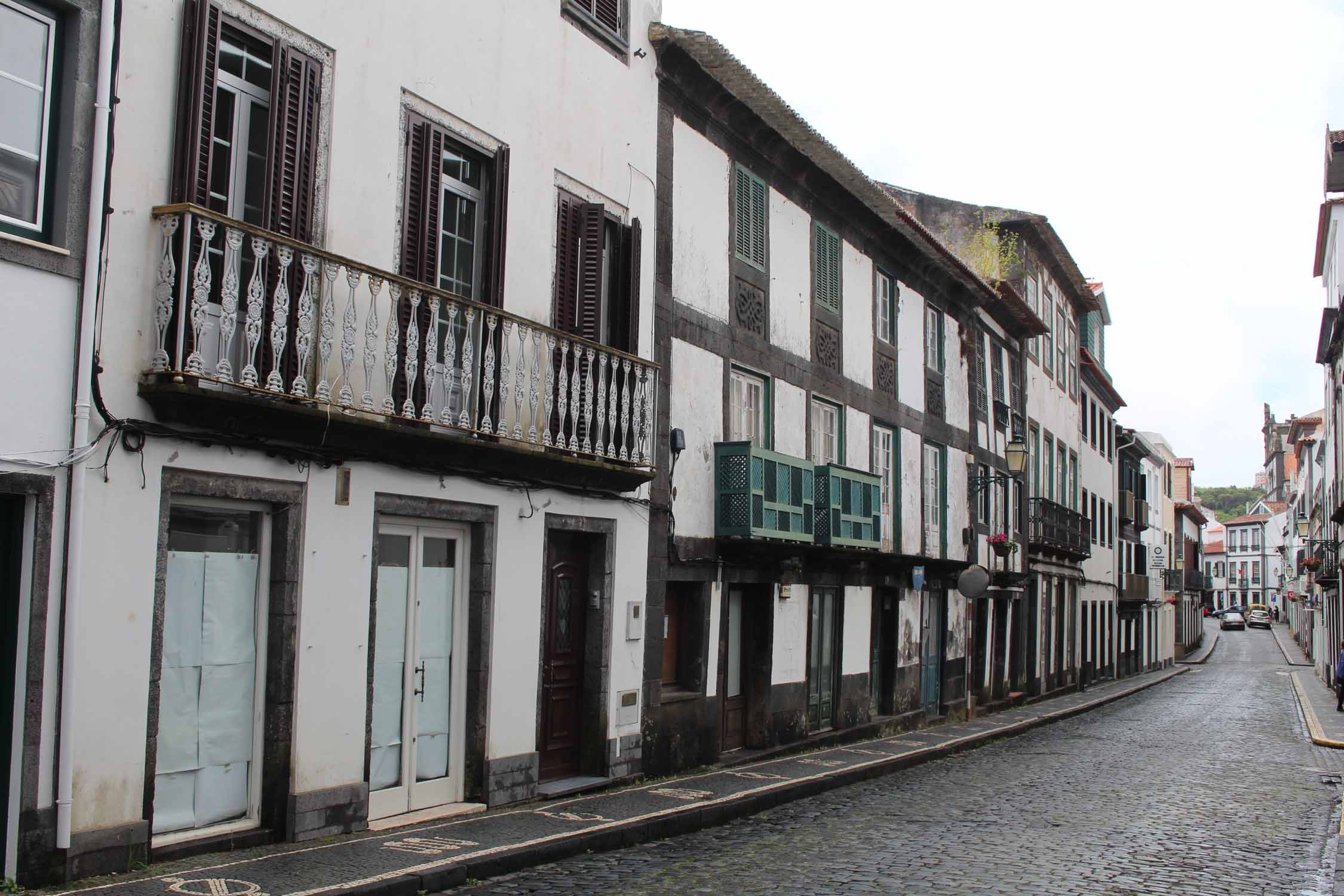 Açores, Île de Faial, Horta, rua C Medeiros