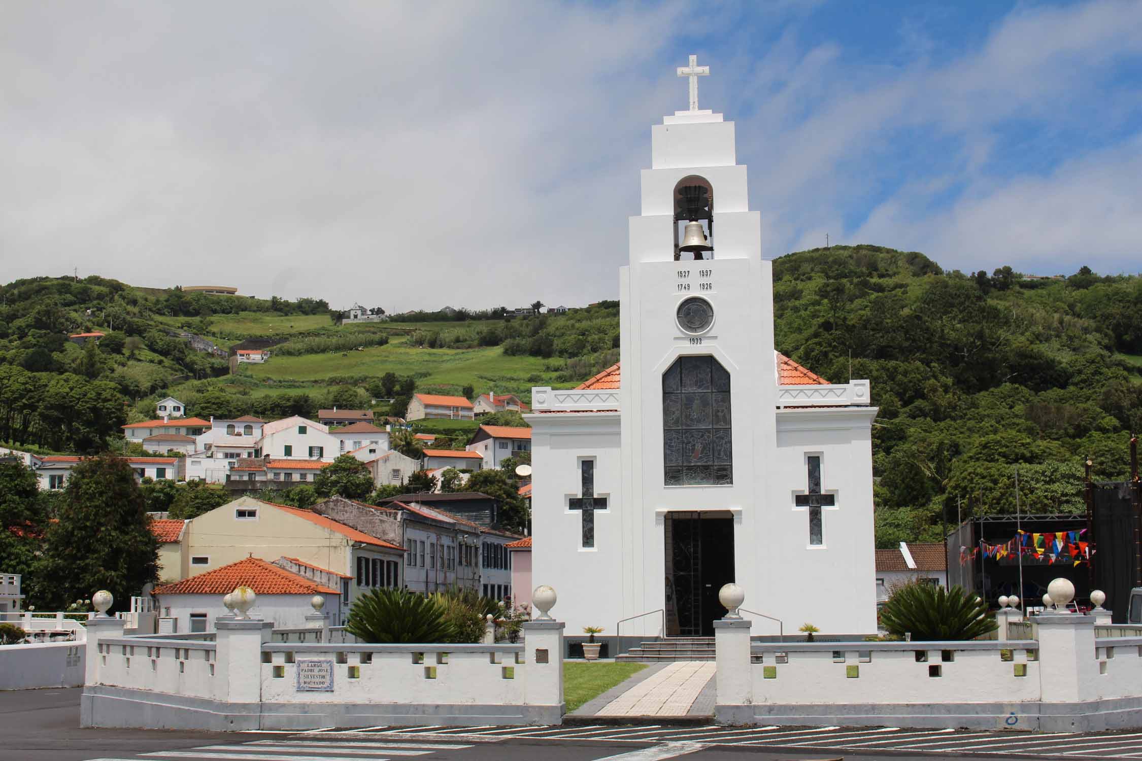 L'église de Conceição à Horta sur île de Faial, Açores