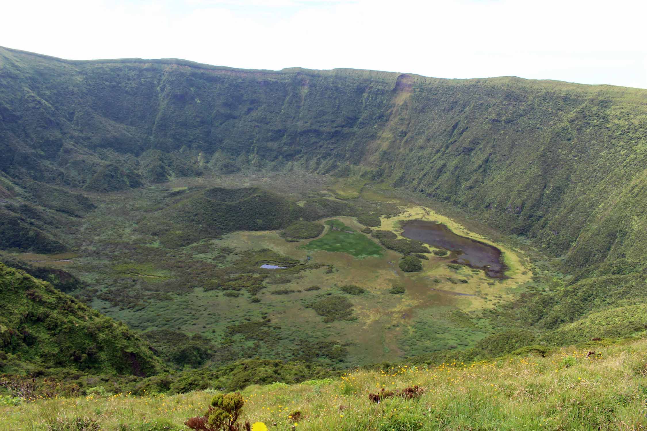 Açores, Île de Faial, caldeira de Faial