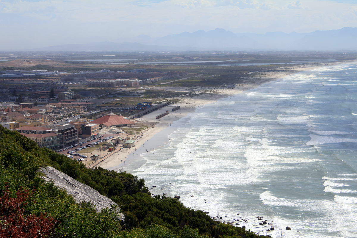 The False Bay près du Cap en Afrique du Sud