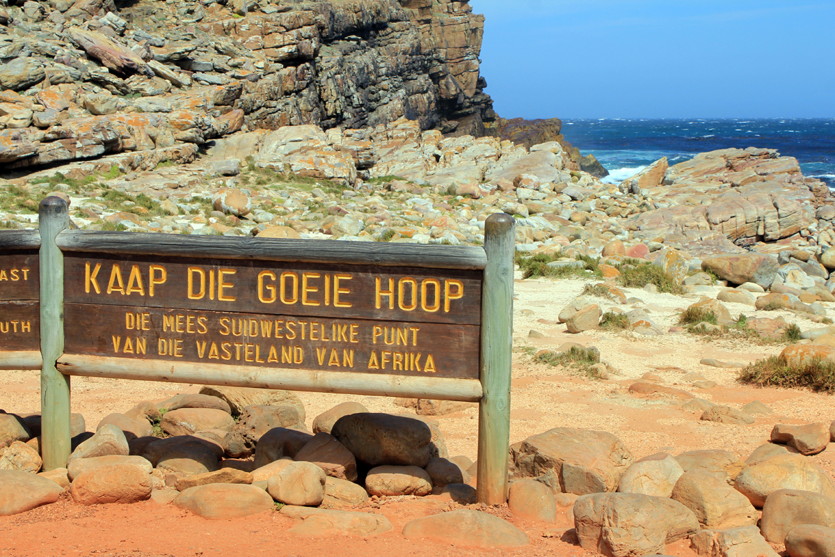 Le Cap de Bonne-Espérance en Afrique du Sud