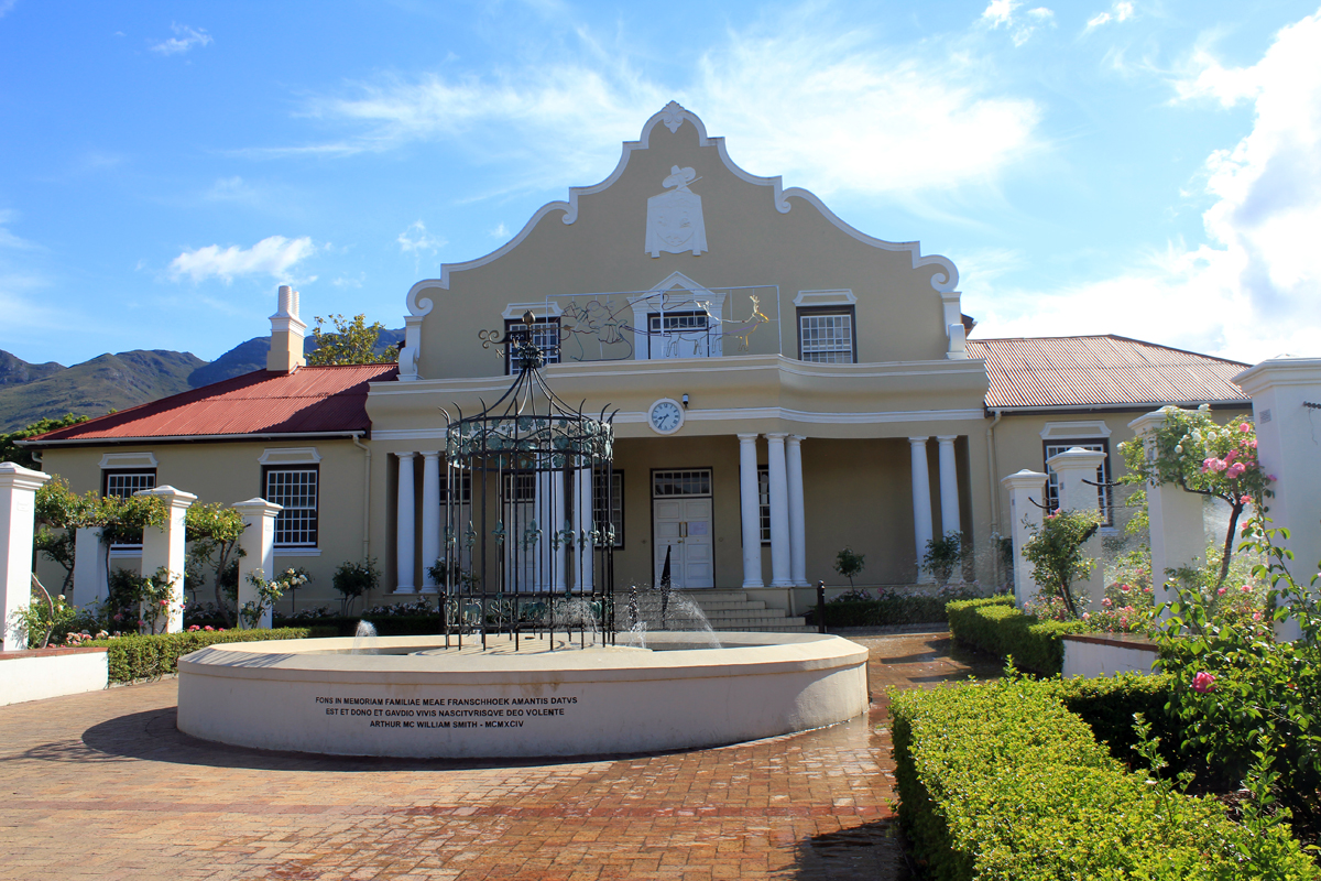 Une maison typique à Franschhoek