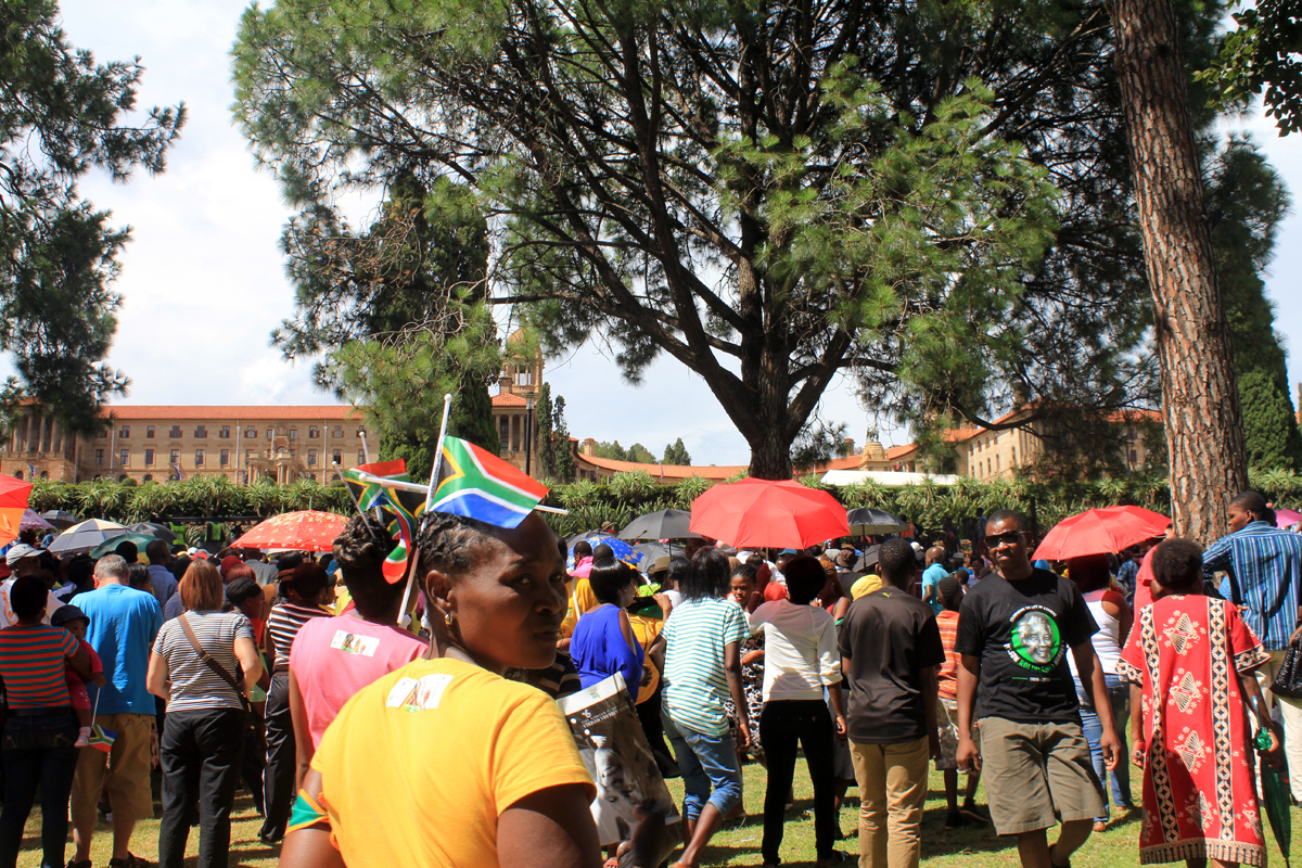 Pretoria, célébration, Nelson Mandela